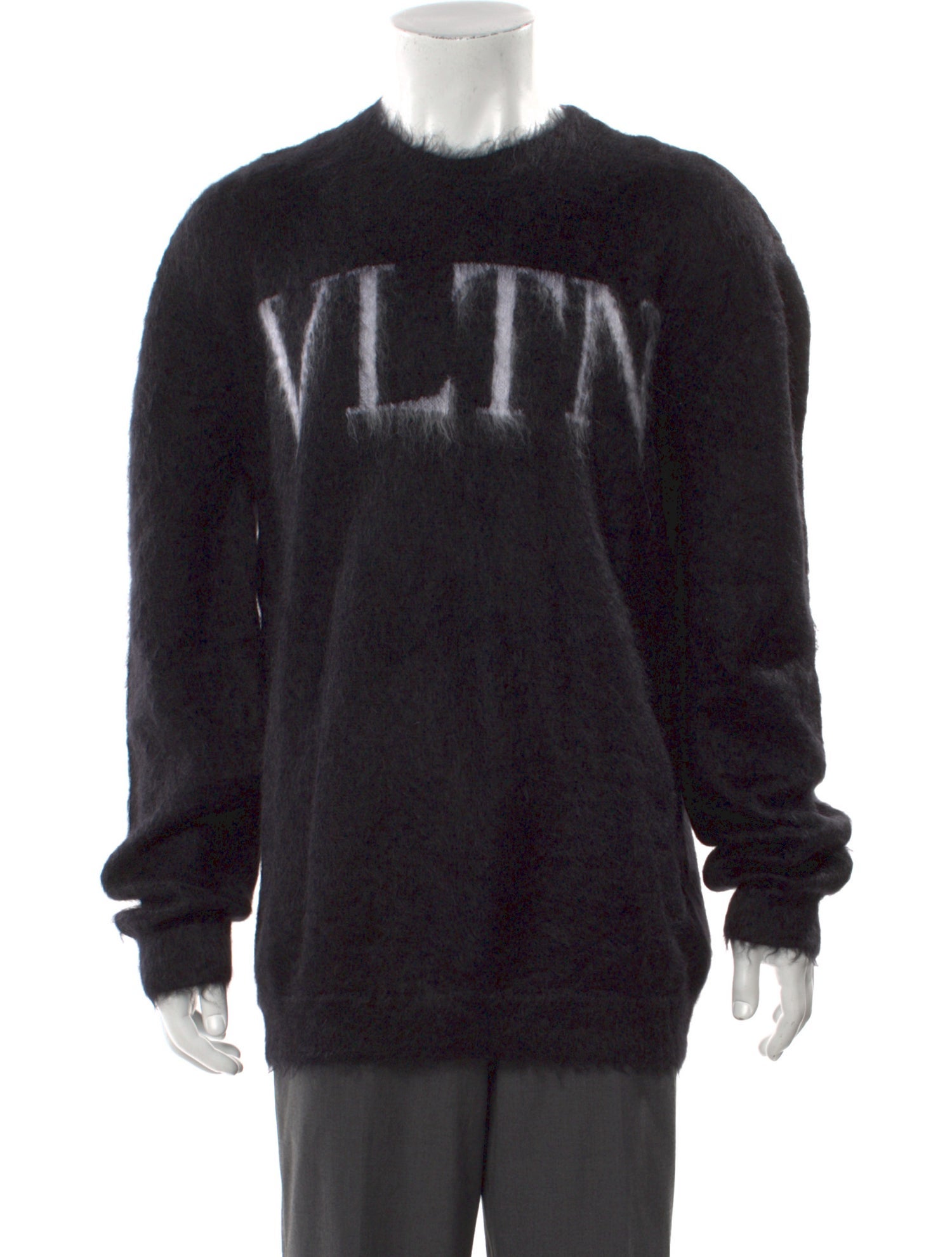 Valentino Mohair Graphic Print Pullover