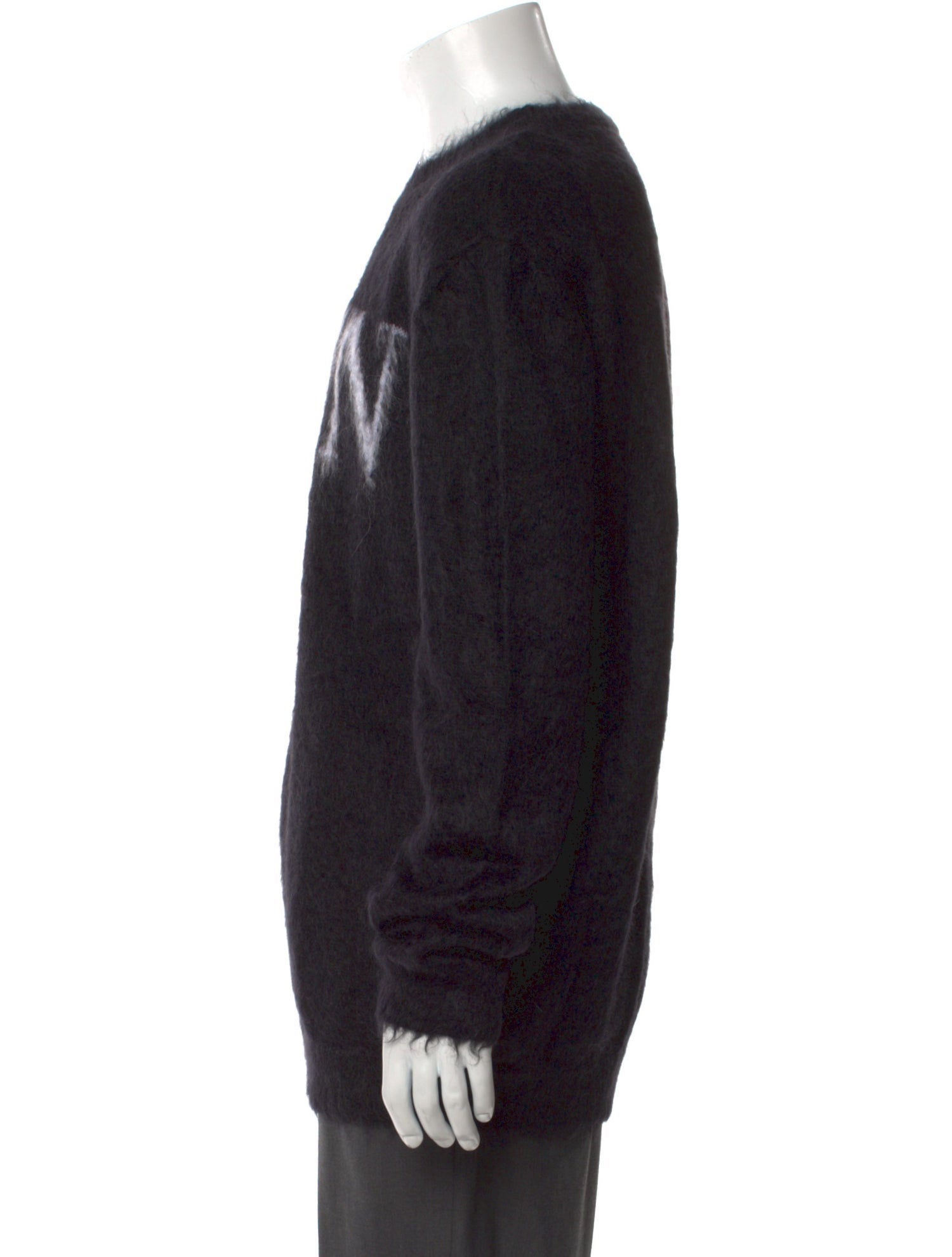 Valentino Mohair Graphic Print Pullover