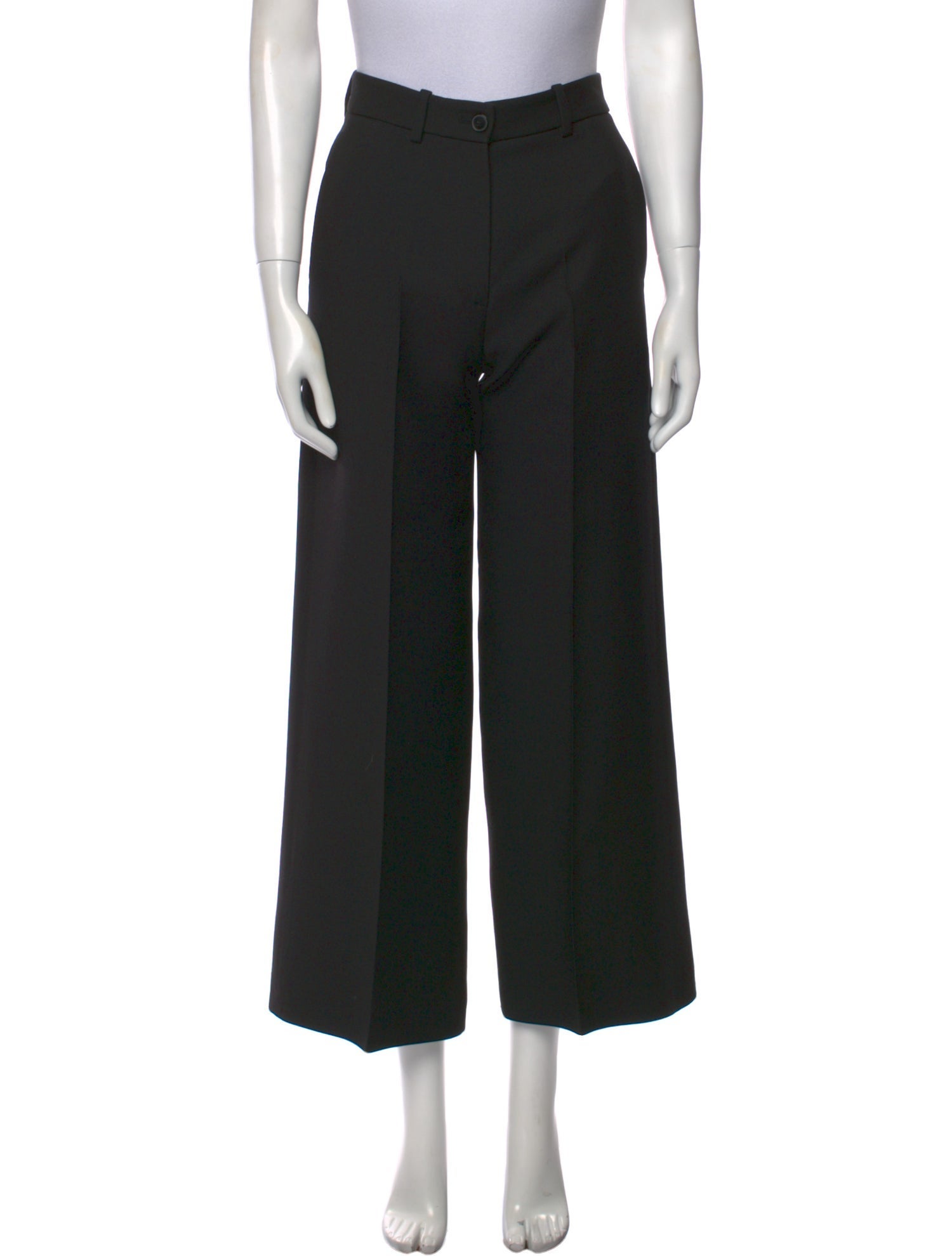 Valentino Virgin Wool Wide Leg Pants