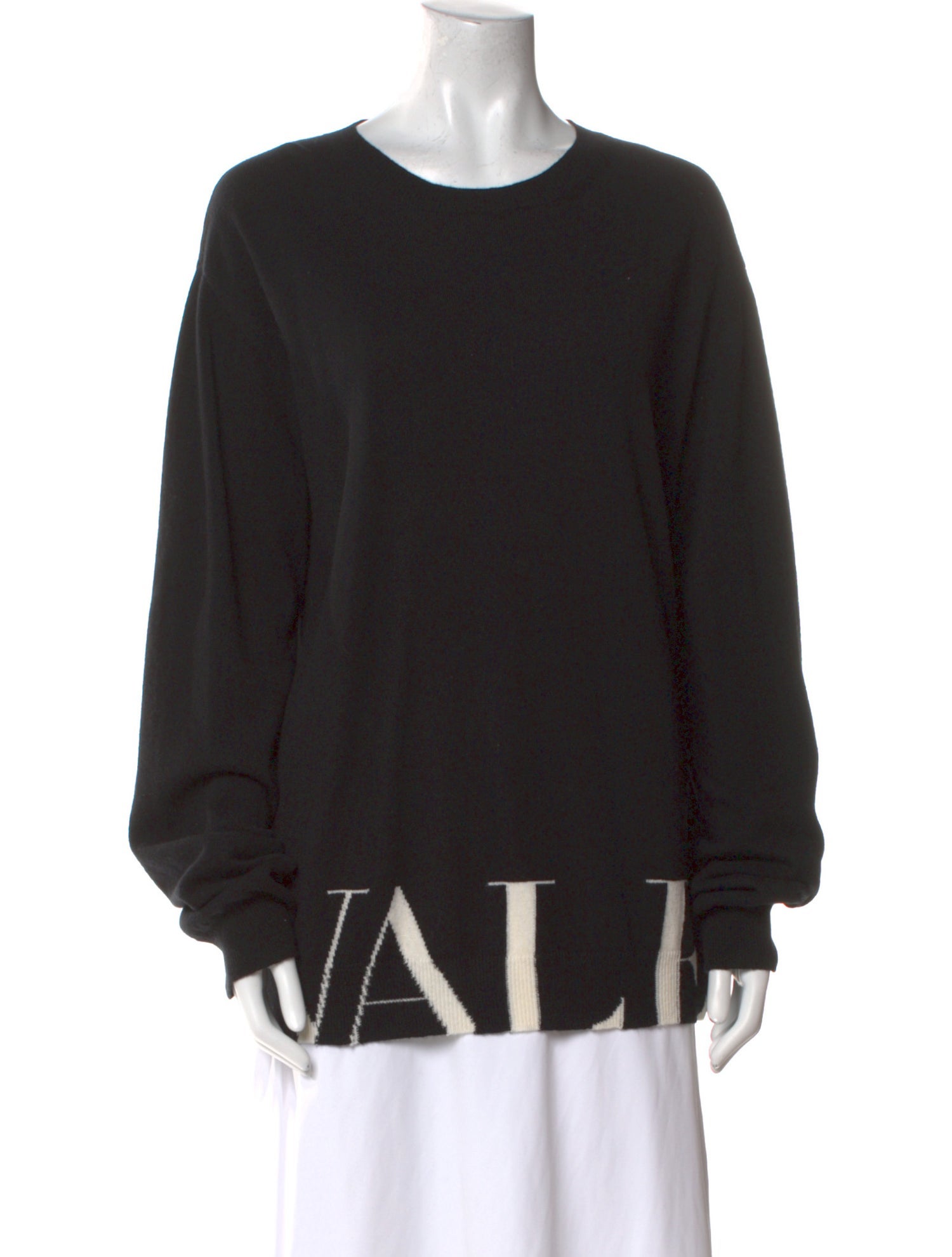 Valentino Virgin Wool Scoop Neck Sweater