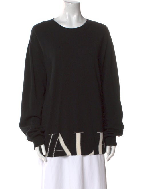 Valentino Virgin Wool Scoop Neck Sweater