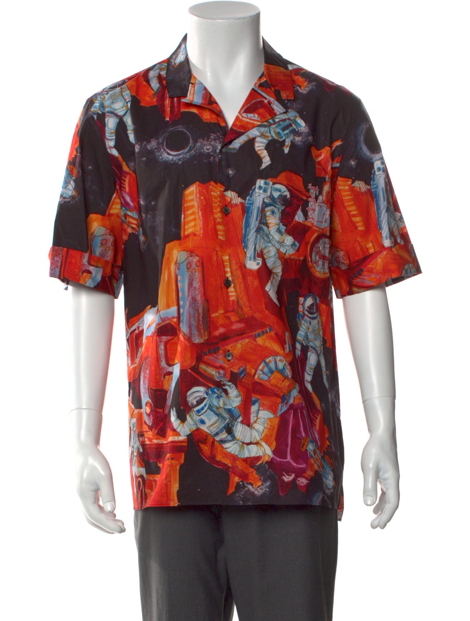 Valentino Printed Short Sleeve Shirt w/ Tags