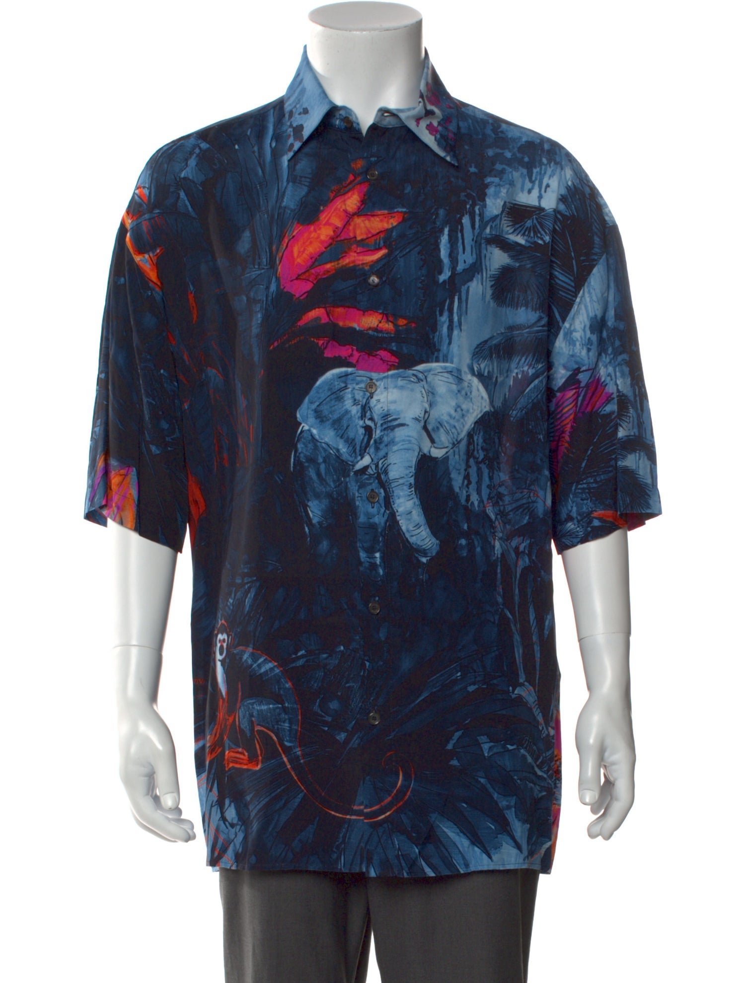 Valentino Printed Short Sleeve Shirt w/ Tags