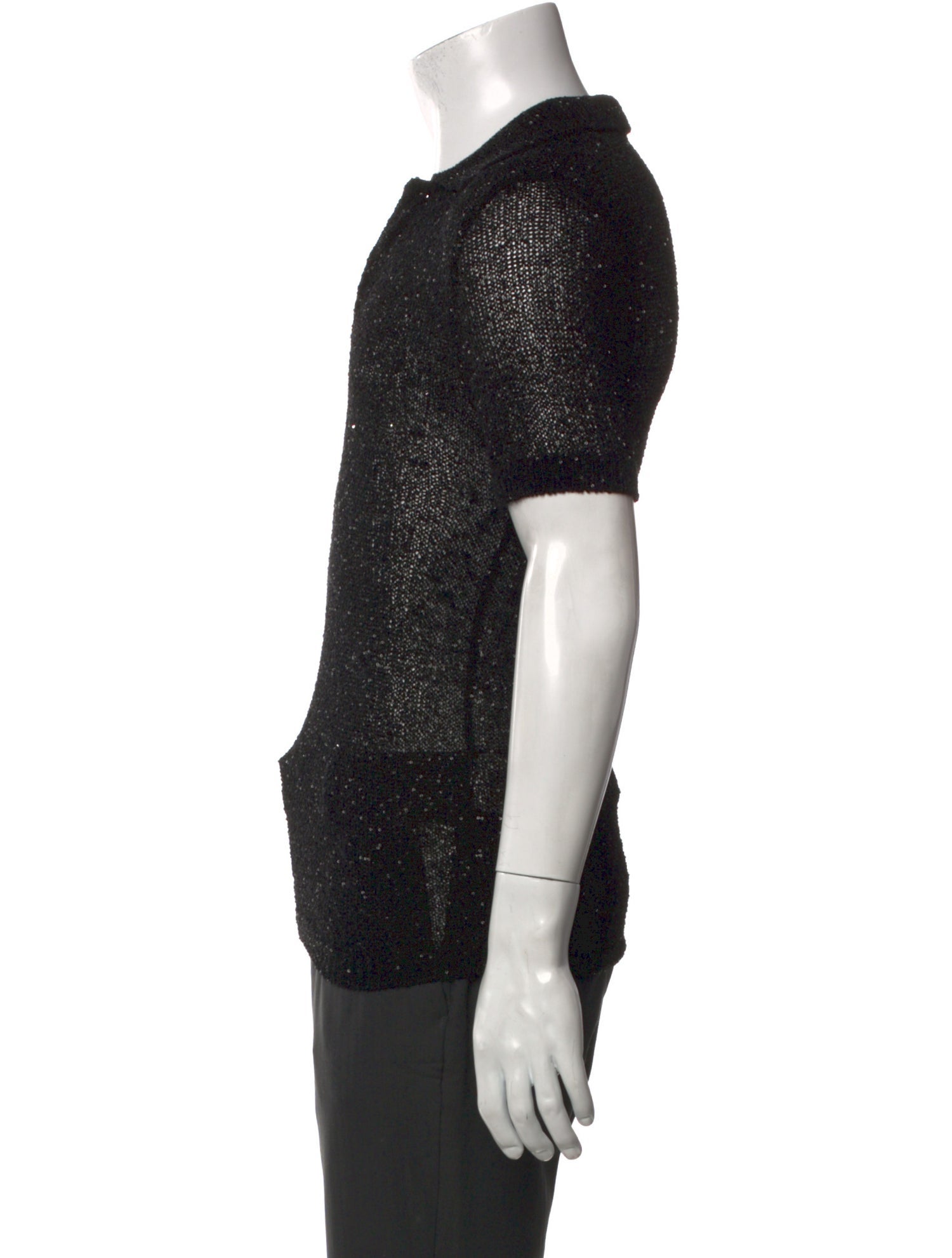 Valentino Collar Short Sleeve Polo Shirt