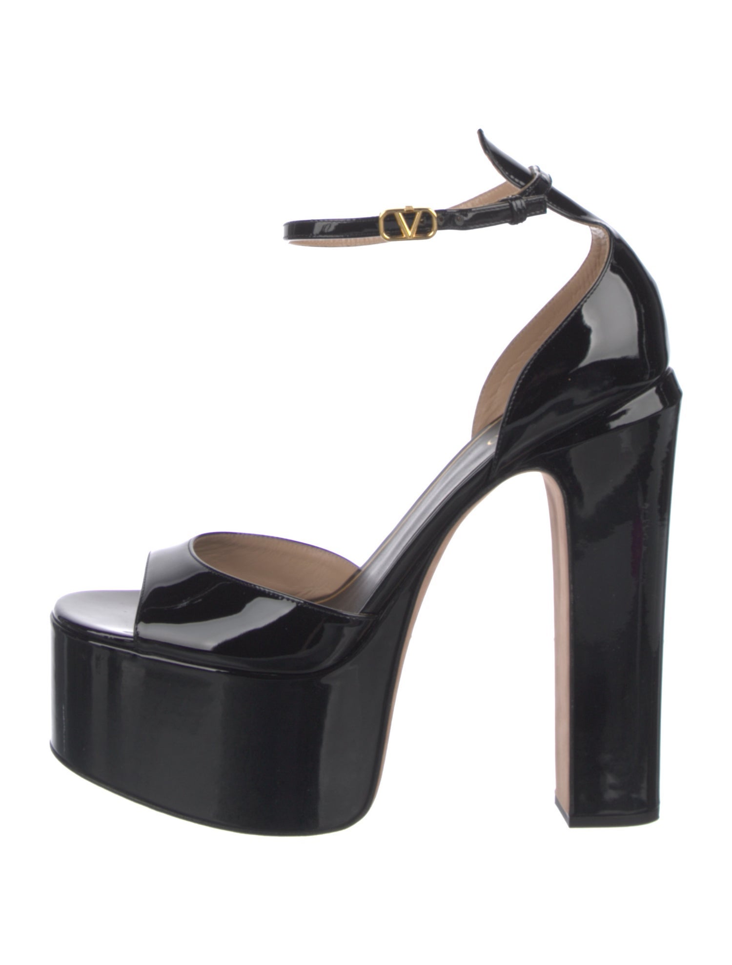 Valentino Patent Leather Sandals