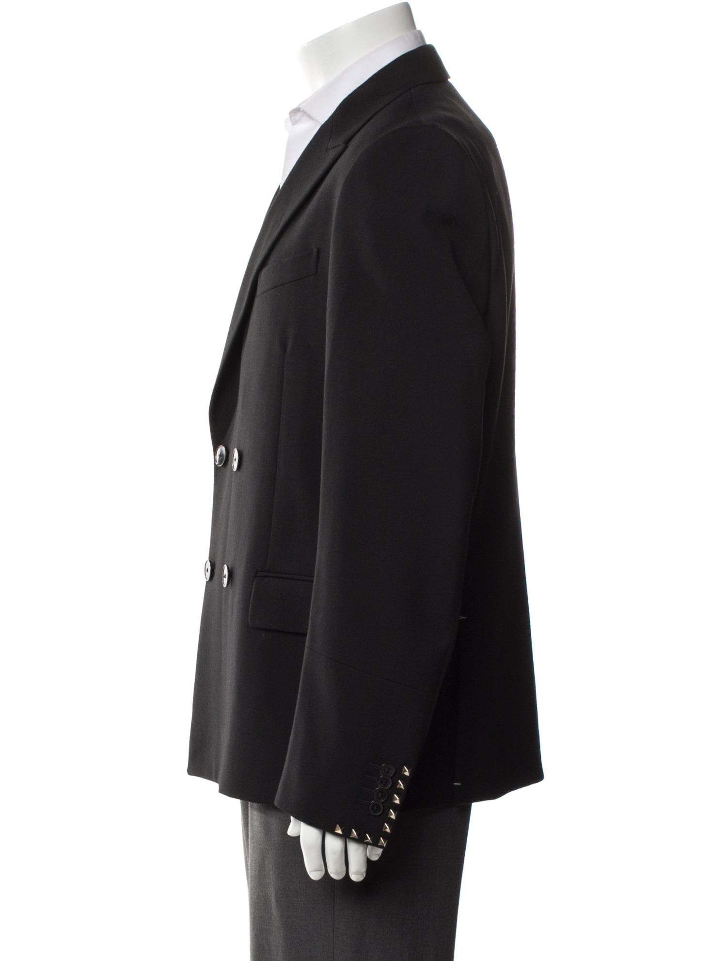 Valentino Rockstud Accents Virgin Wool Blazer w/ Tags