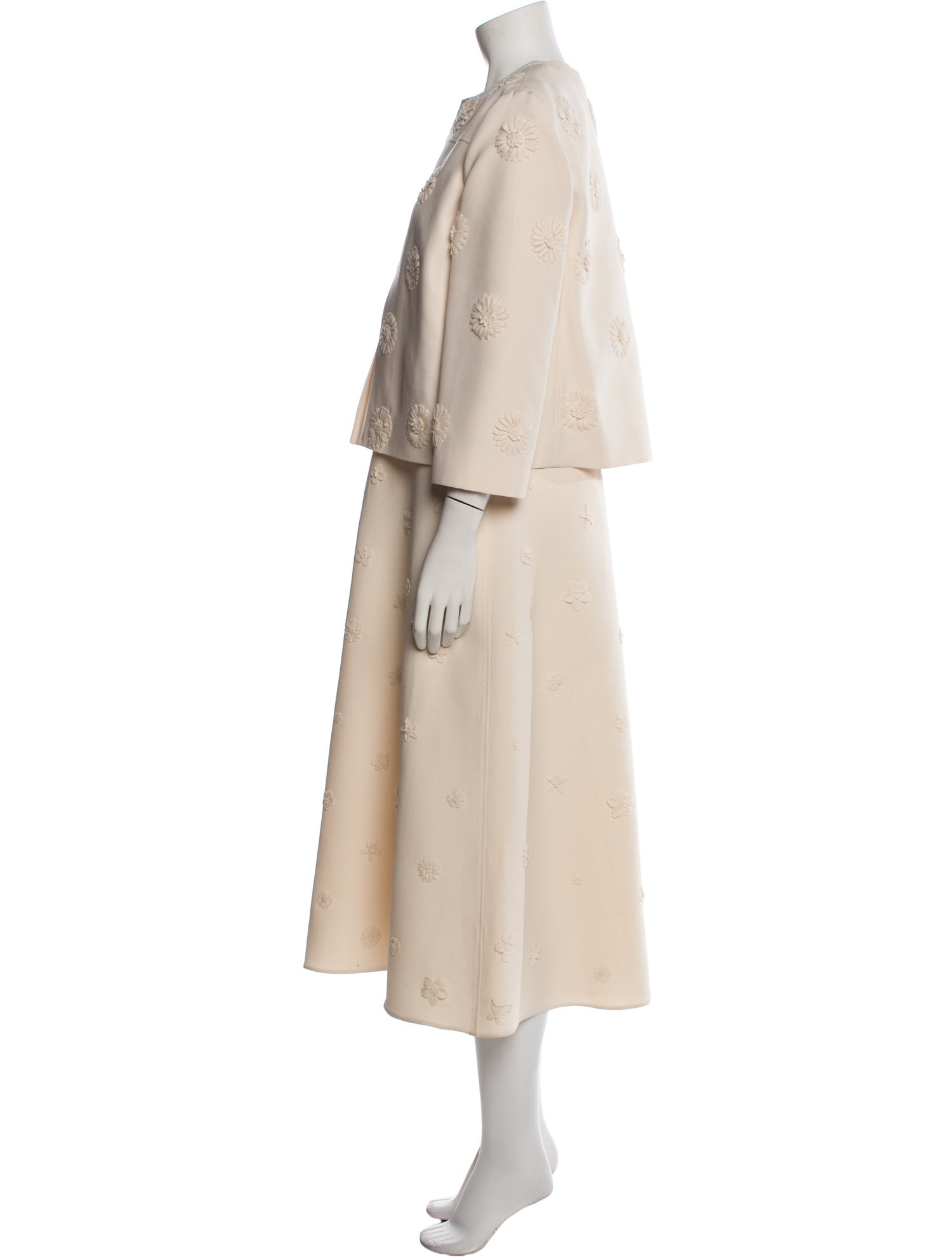 Valentino Virgin Wool Dress Set