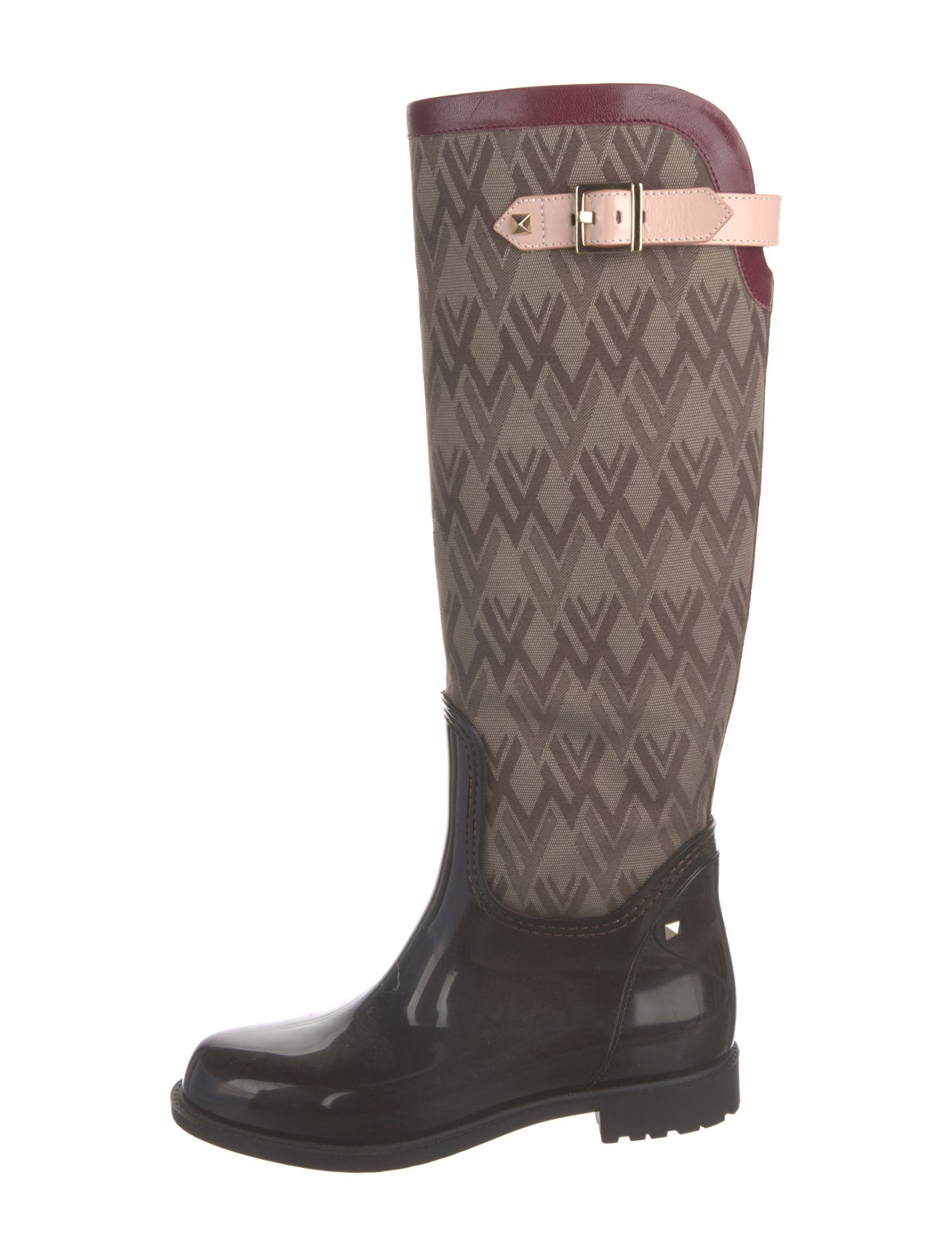 Valentino Rubber Printed Rain Boots