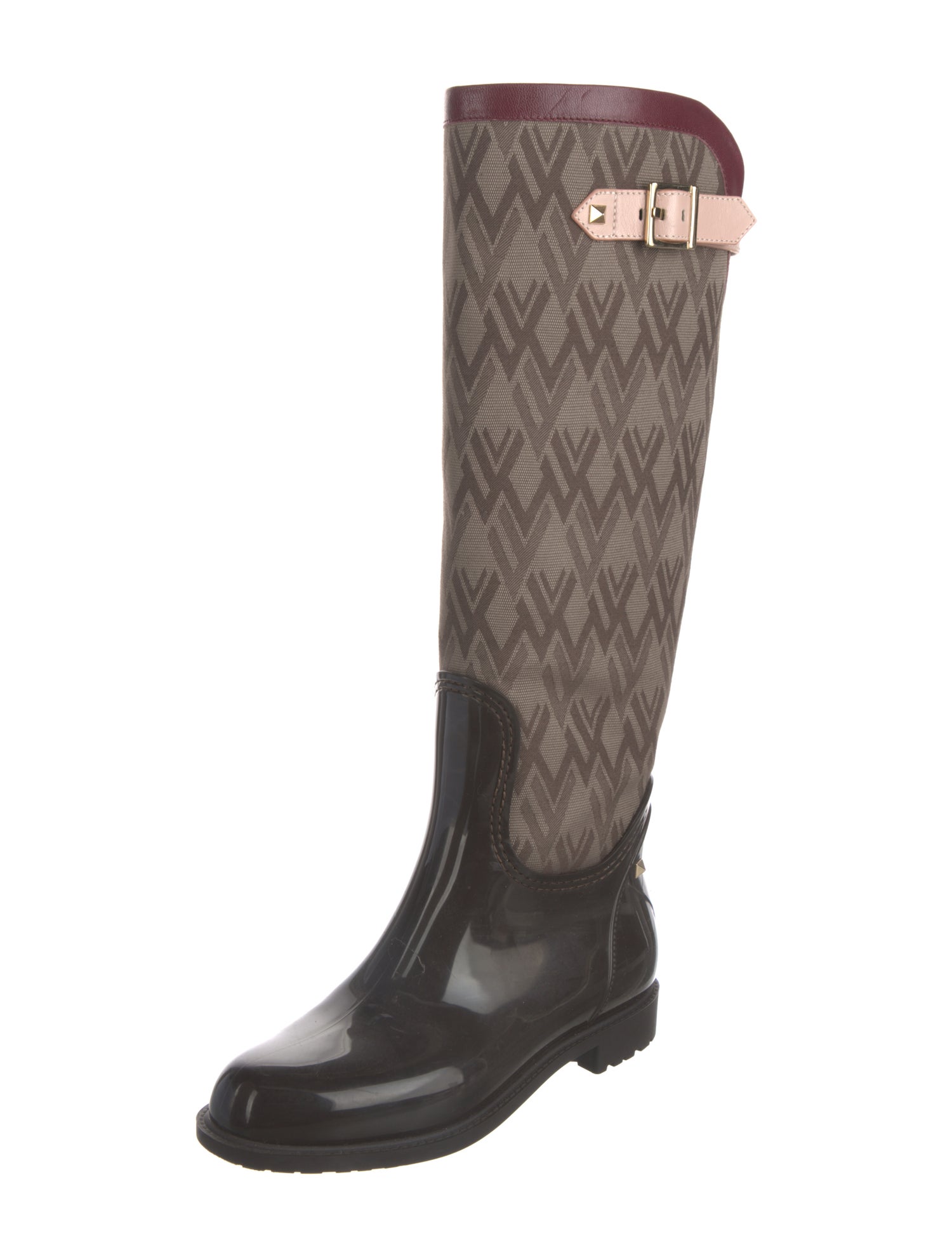 Valentino Rubber Printed Rain Boots