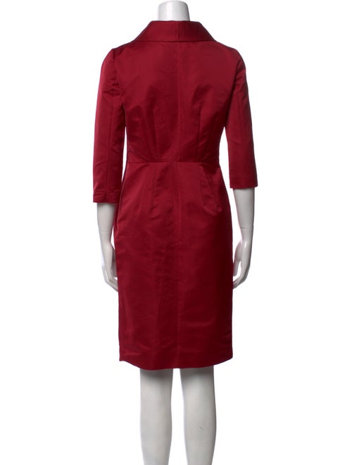 Valentino V-Neck Knee-Length Dress