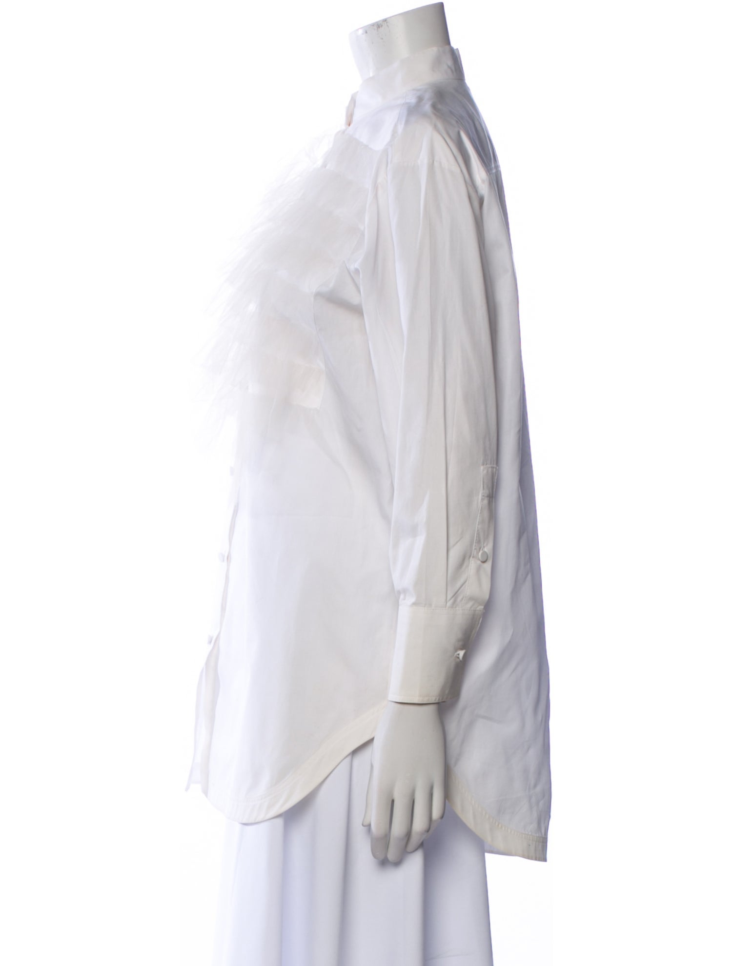 Valentino Mock Neck Long Sleeve Tunic