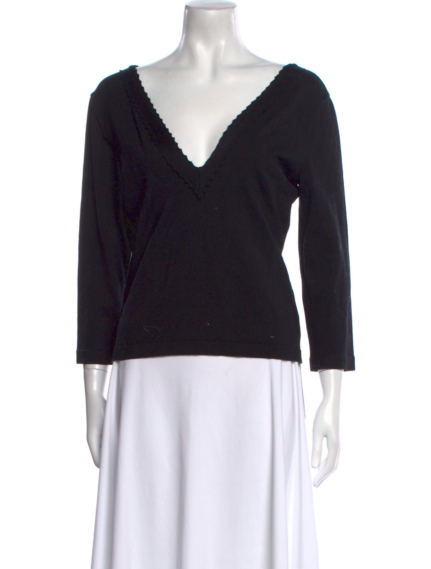 Valentino Vintage V-Neck Top