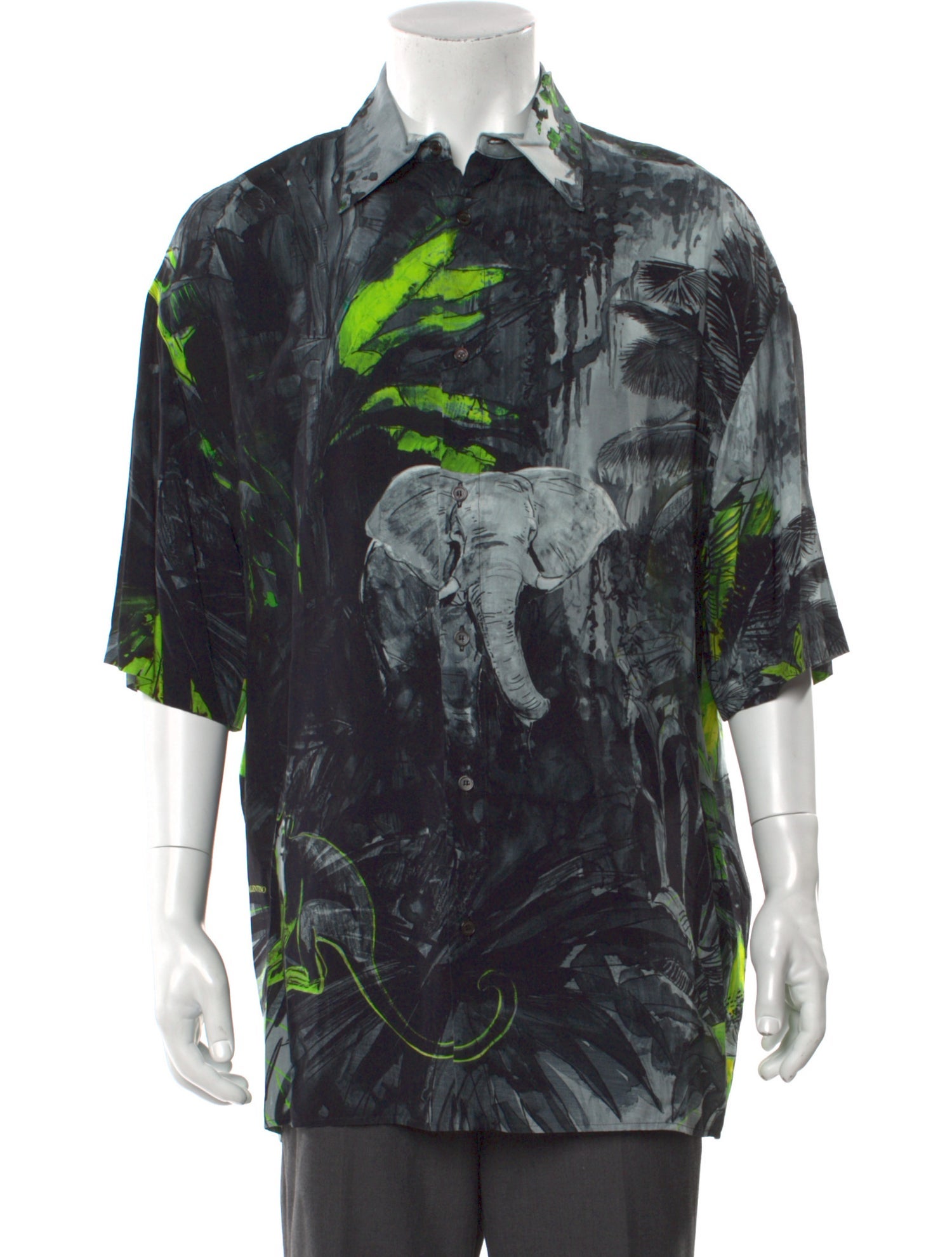 Valentino Printed Short Sleeve Shirt w/ Tags