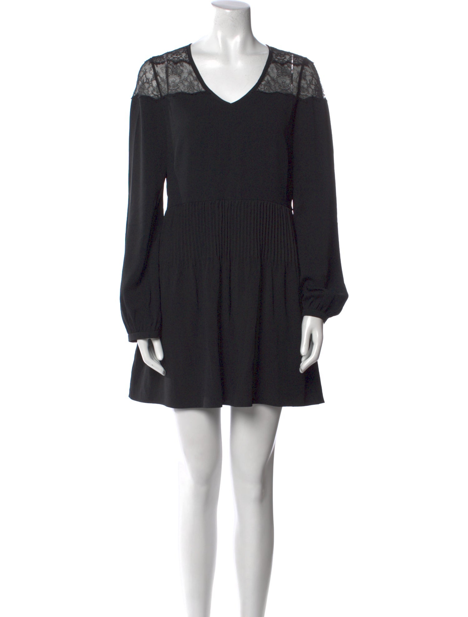 Valentino Scoop Neck Mini Dress