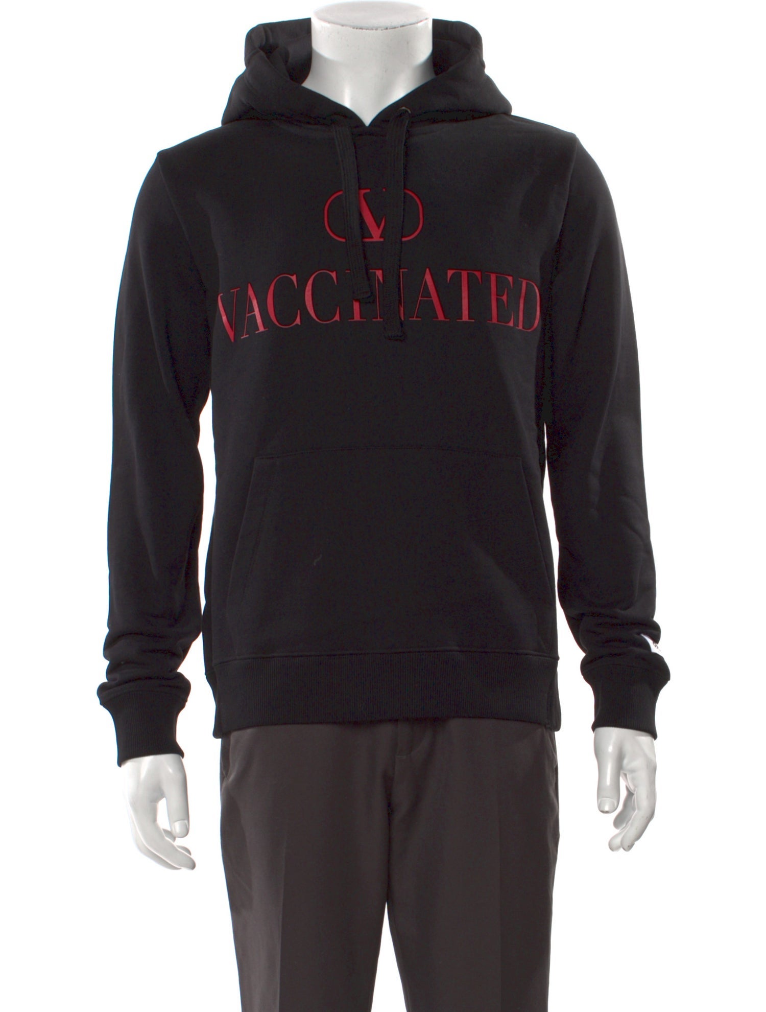 Valentino Graphic Print Crew Neck Hoodie