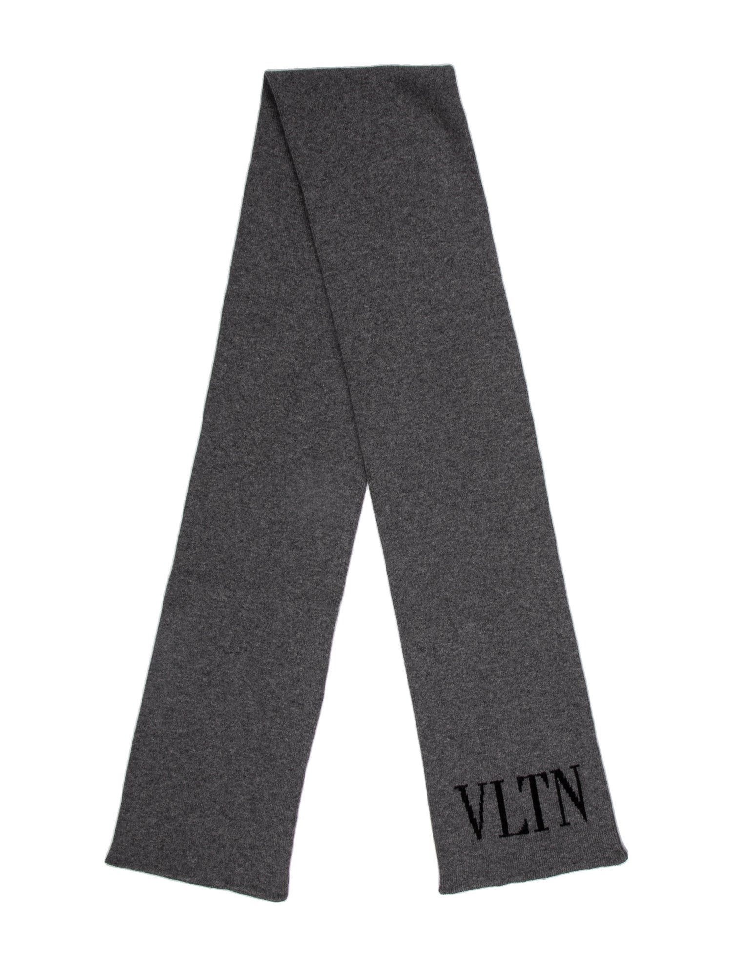 Valentino Virgin Wool Graphic Print Scarf