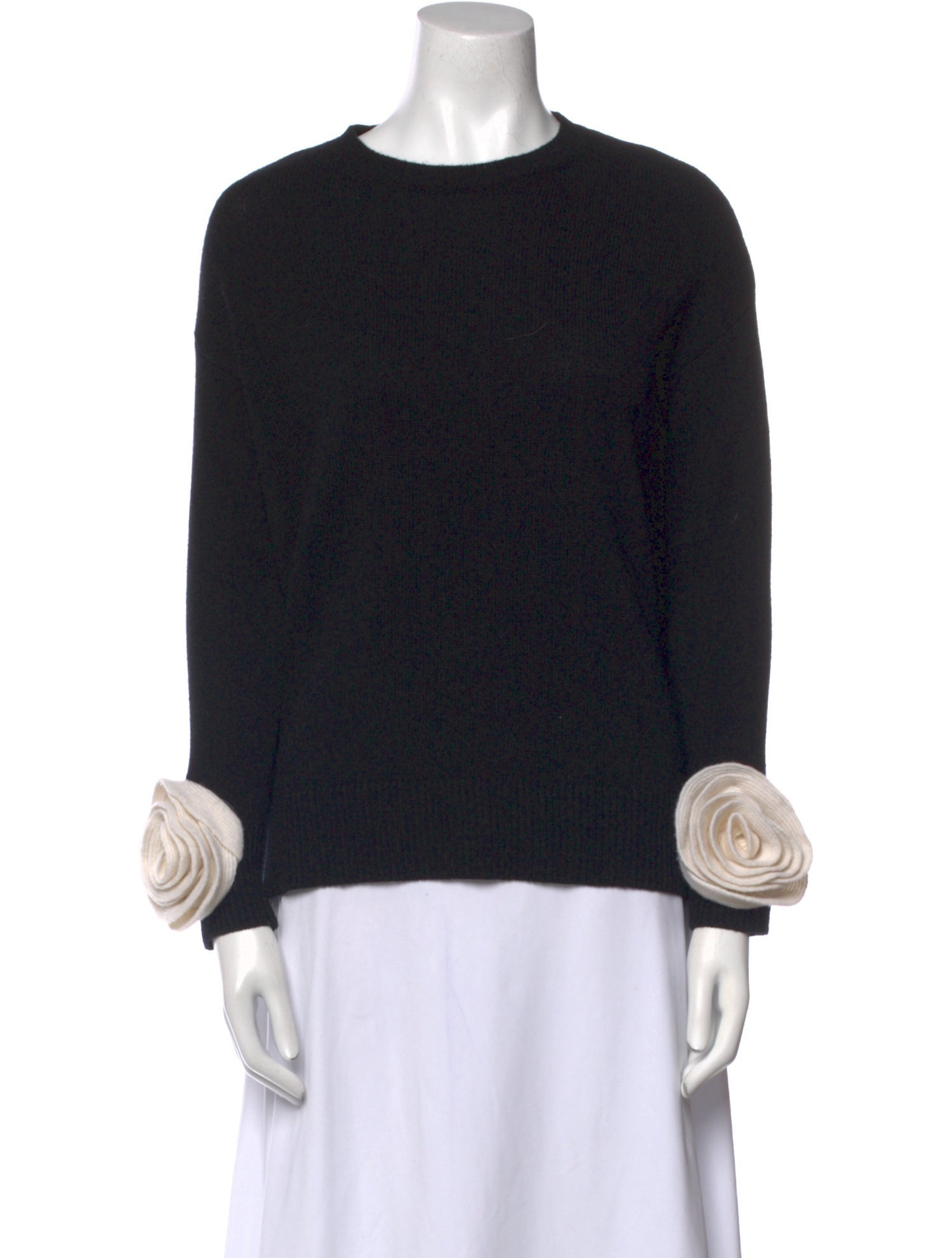 Valentino Virgin Wool Crew Neck Sweater