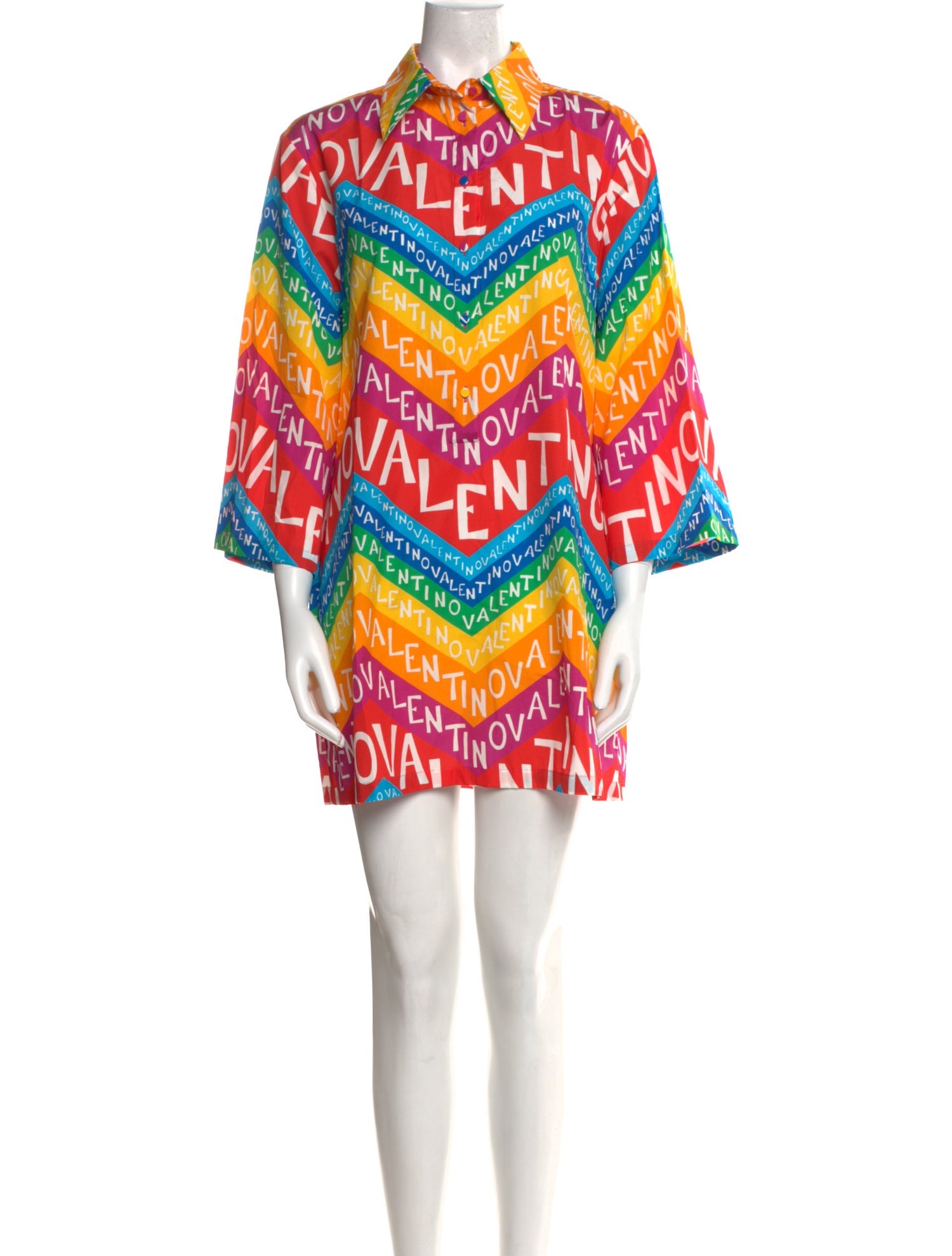 Valentino Printed Mini Dress w/ Tags