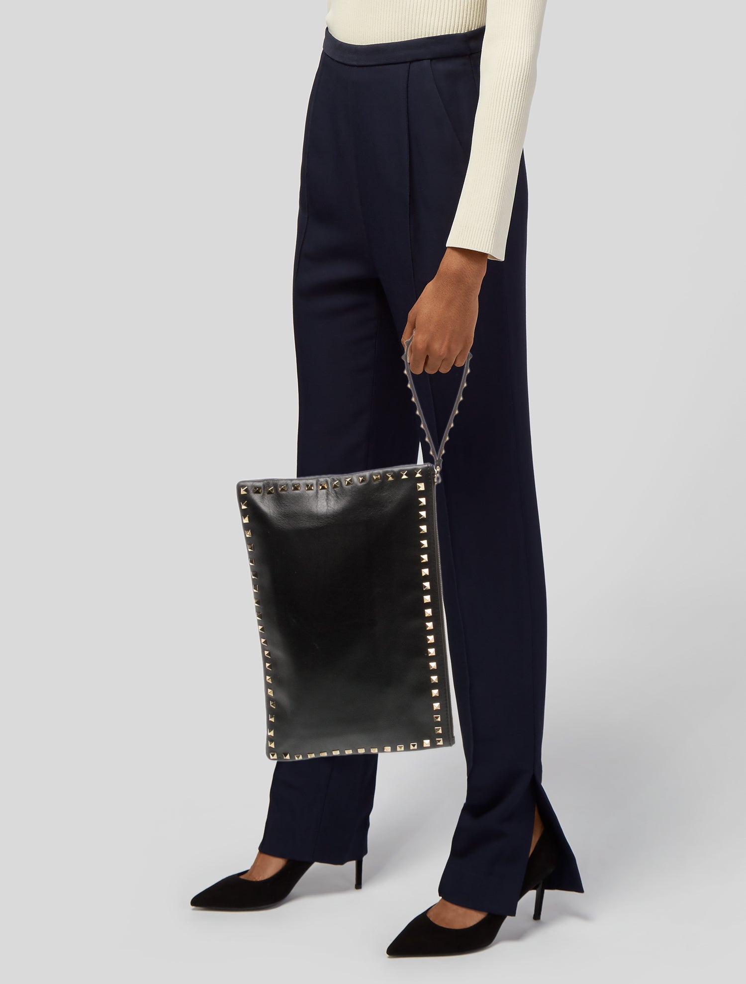 Valentino Rockstud Clutch
