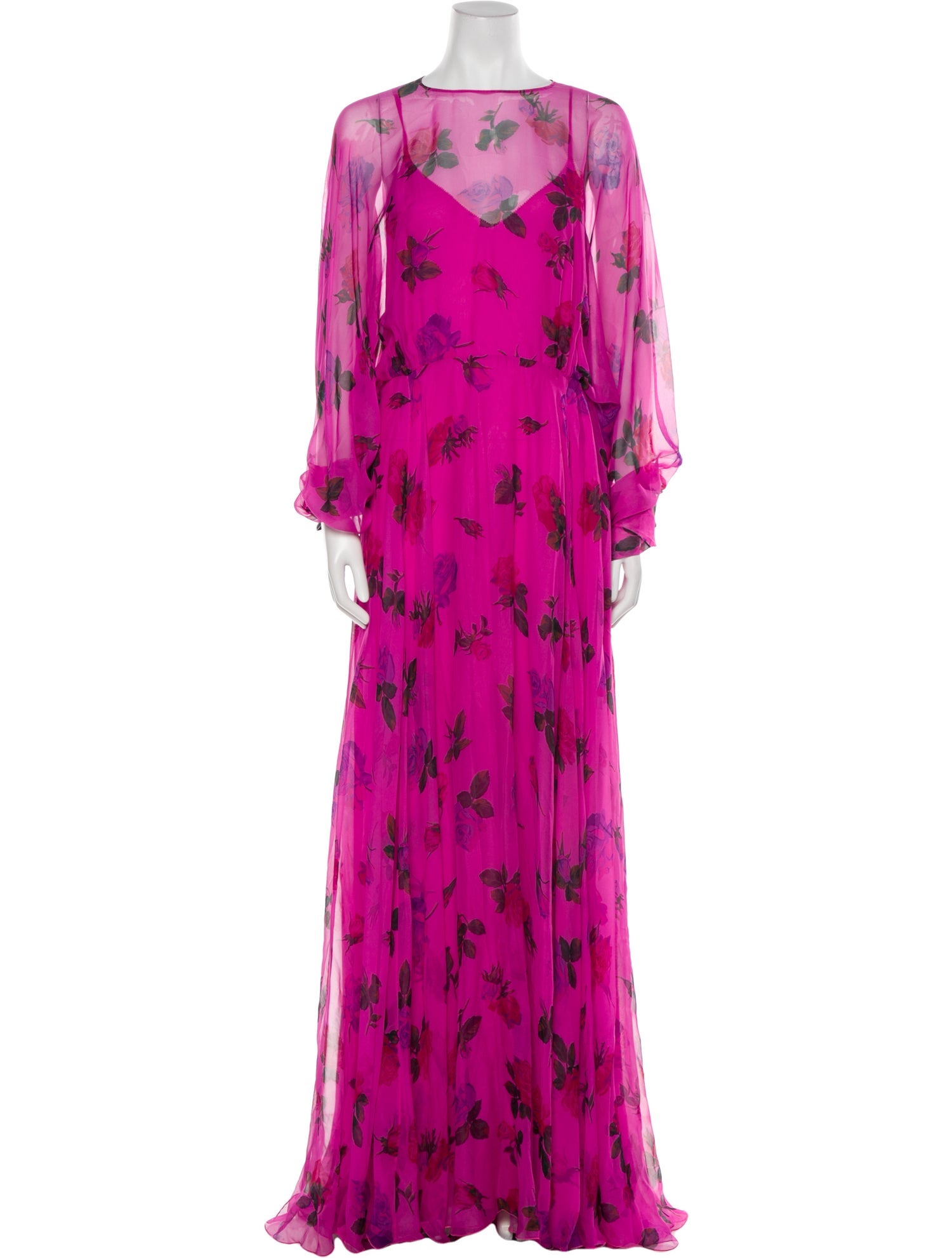 Valentino Silk Long Dress w/ Tags