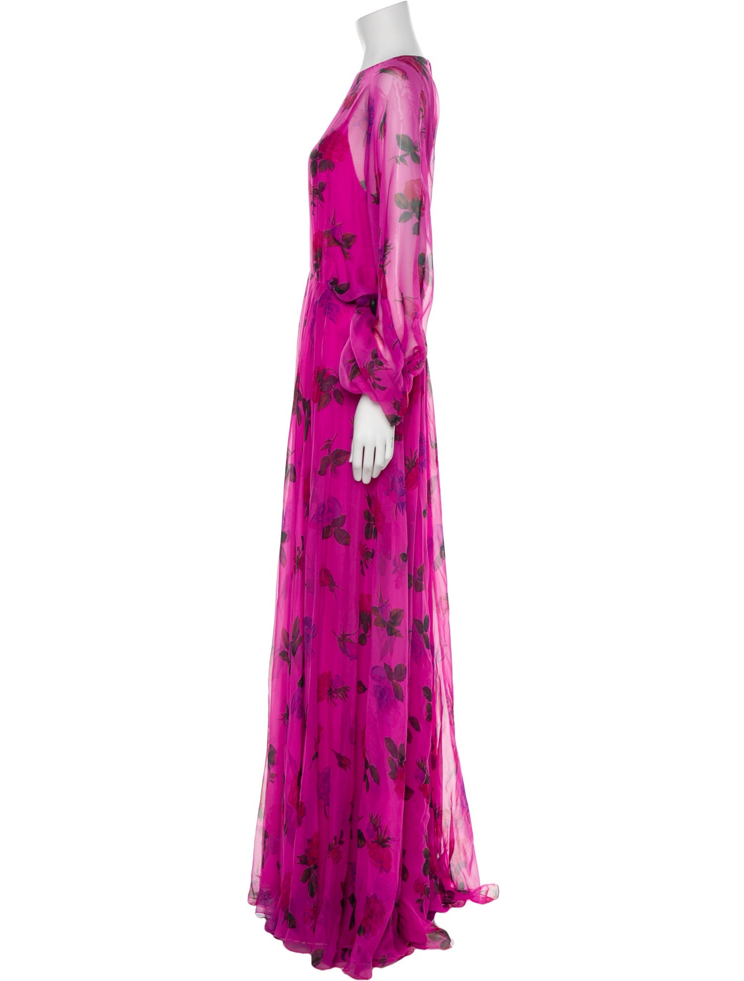 Valentino Silk Long Dress w/ Tags