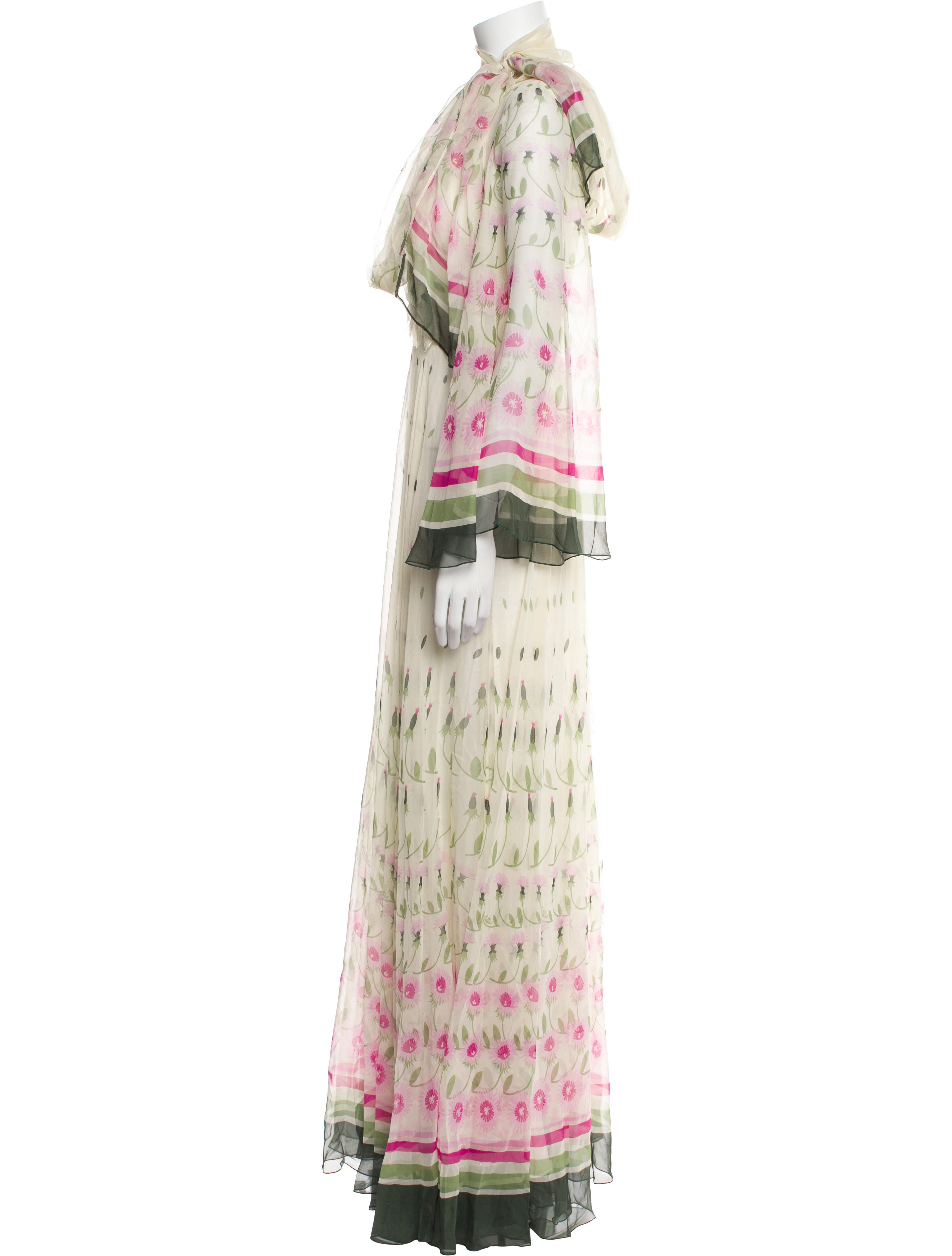 Valentino Silk Long Dress w/ Tags