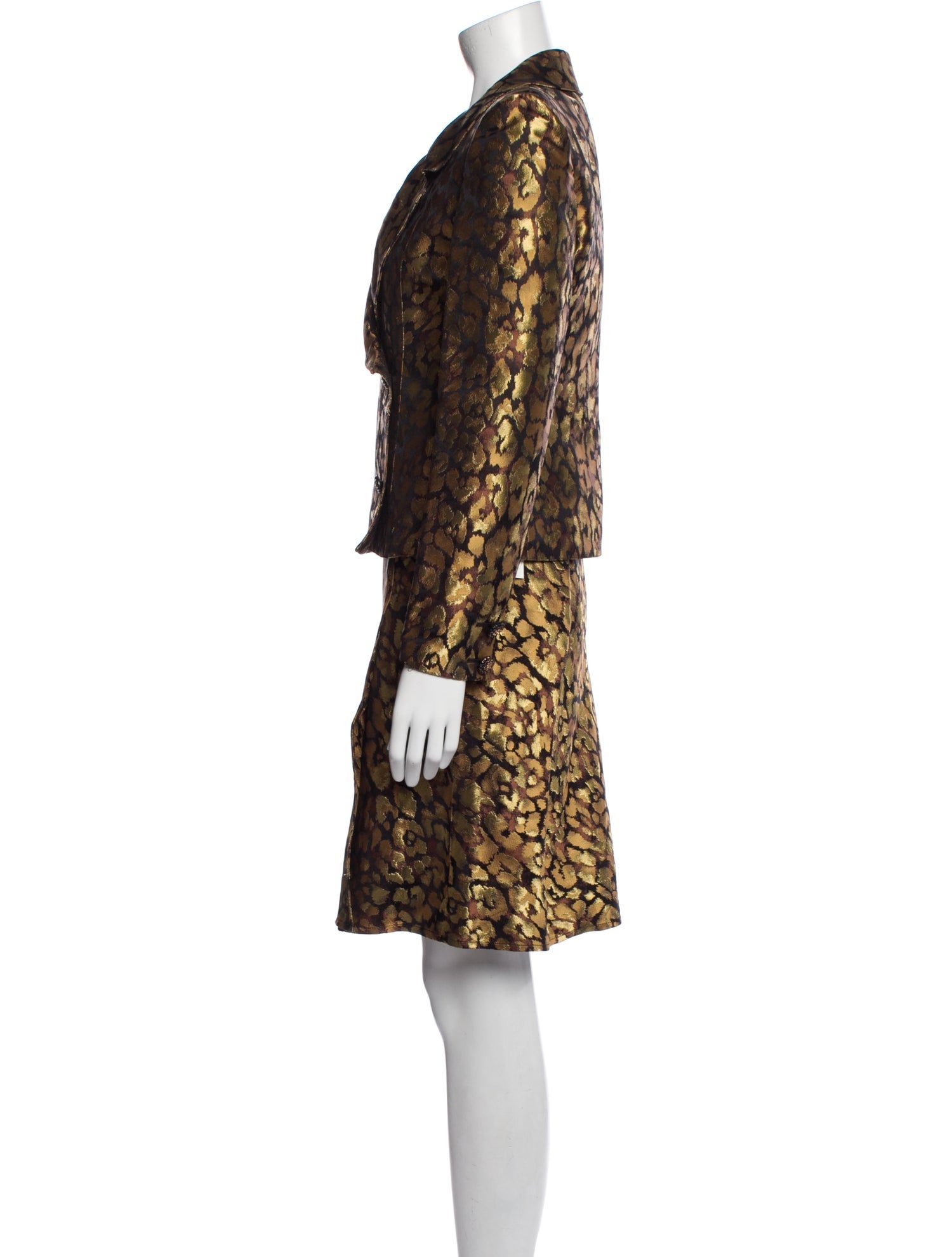 Valentino Vintage Late 1990's - Early 2000's Skirt Suit