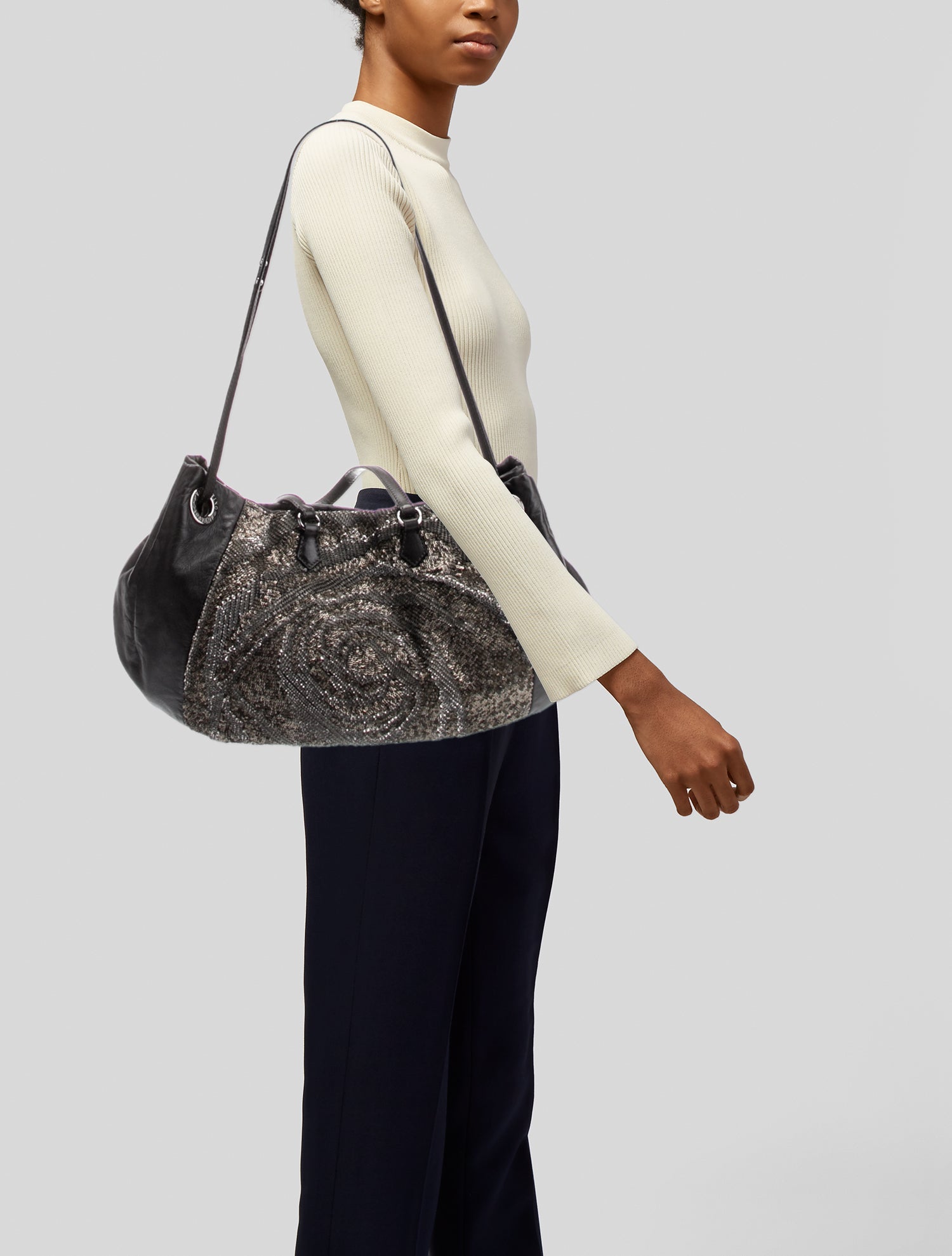 Valentino Leather Shoulder Bag