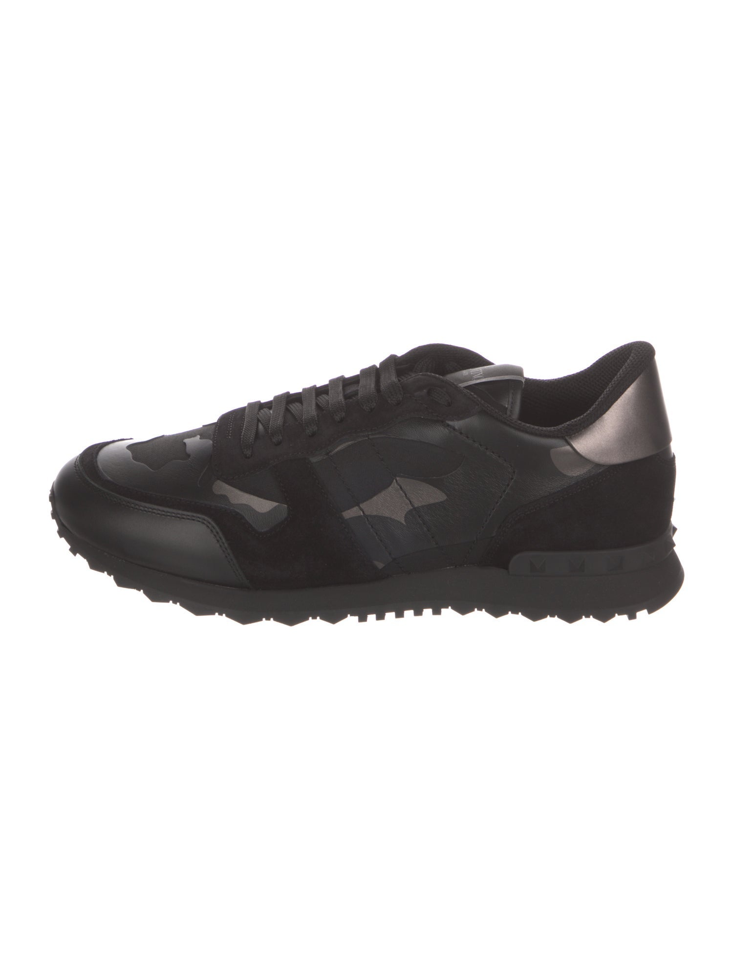 Valentino Leather Printed Sneakers w/ Tags