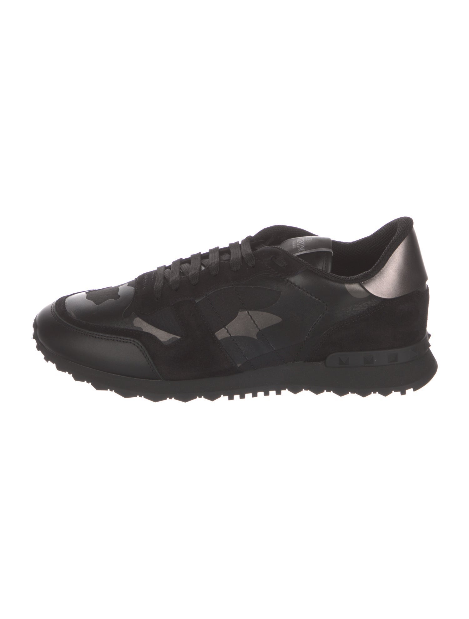 Valentino Leather Printed Sneakers w/ Tags