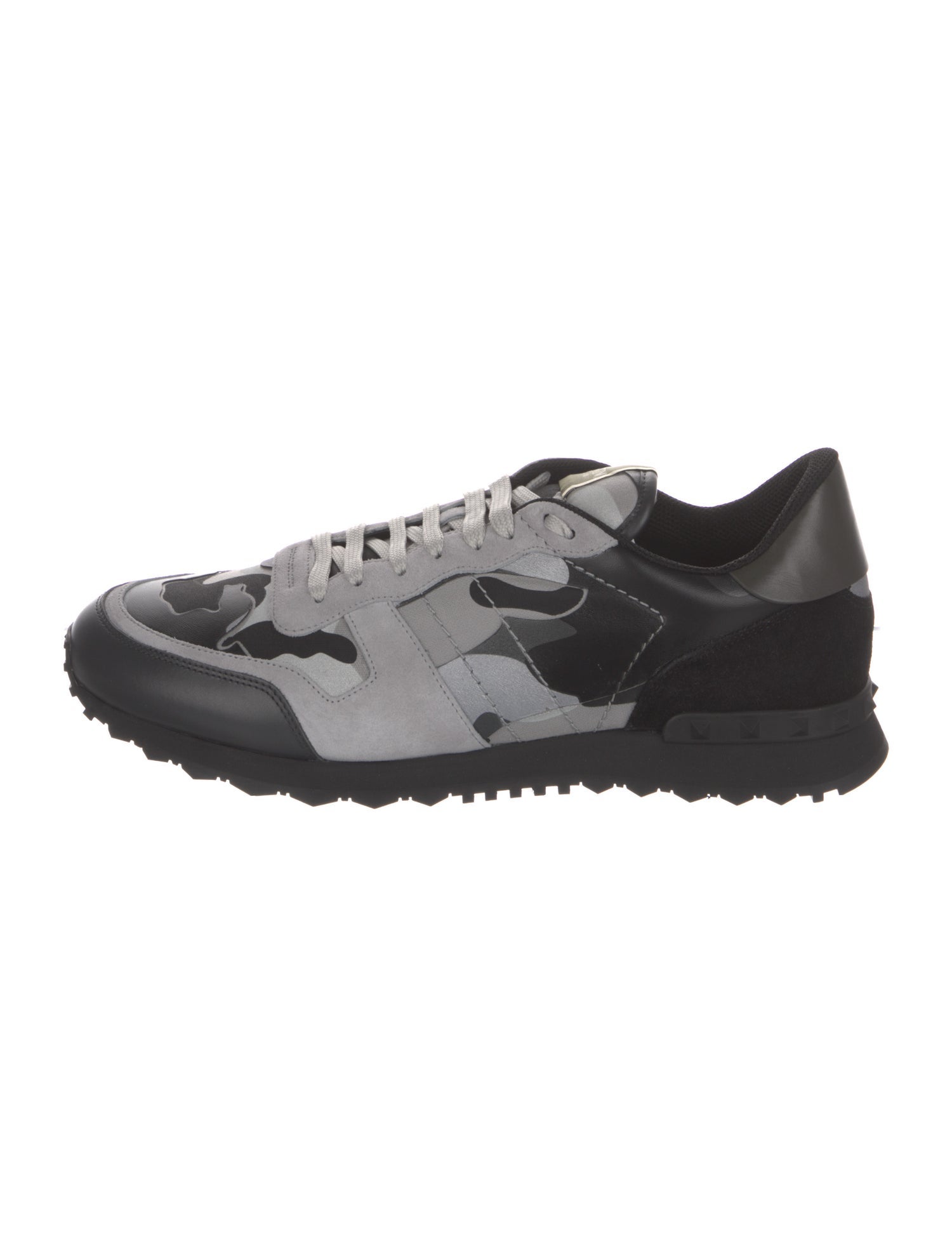 Valentino Leather Printed Athletic Sneakers w/ Tags