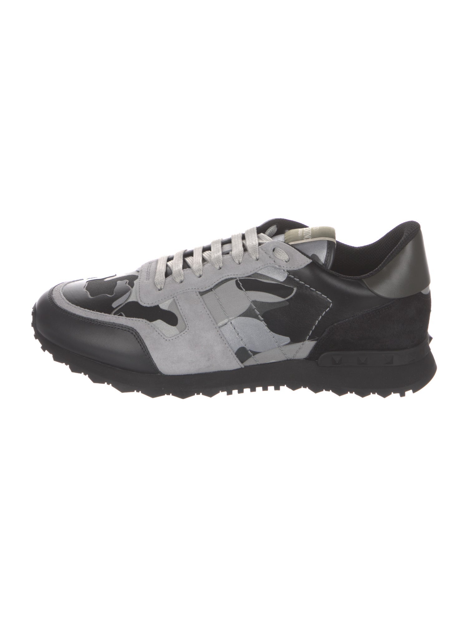 Valentino Leather Printed Sneakers w/ Tags