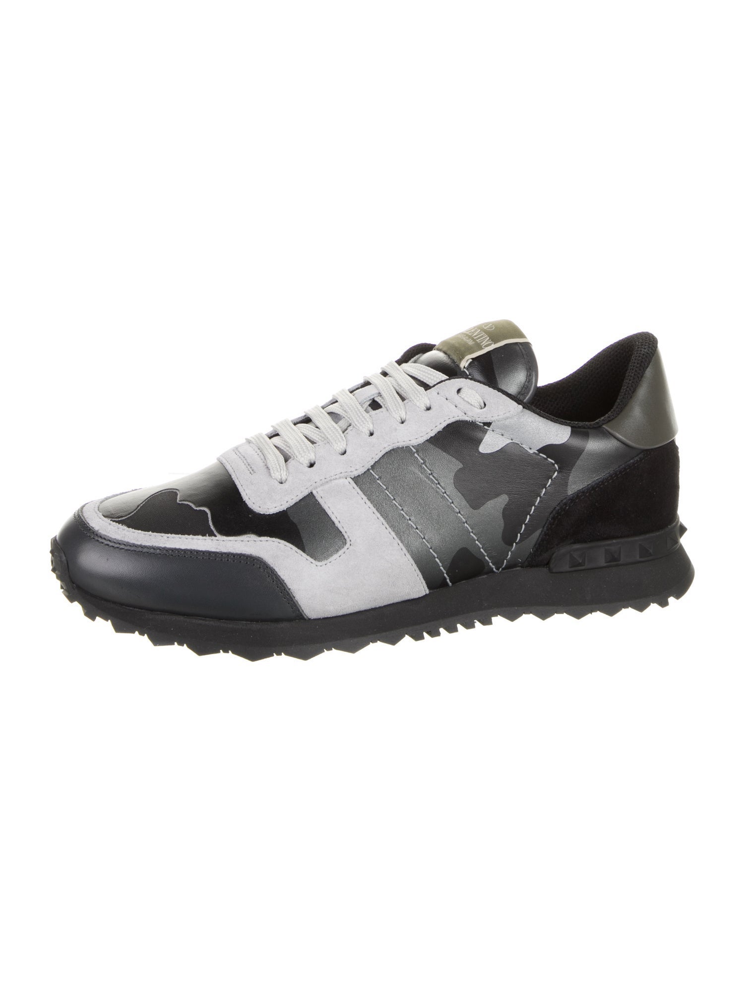 Louis Vuitton Monogram Pattern Athletic Sneakers - Black Sneakers ...