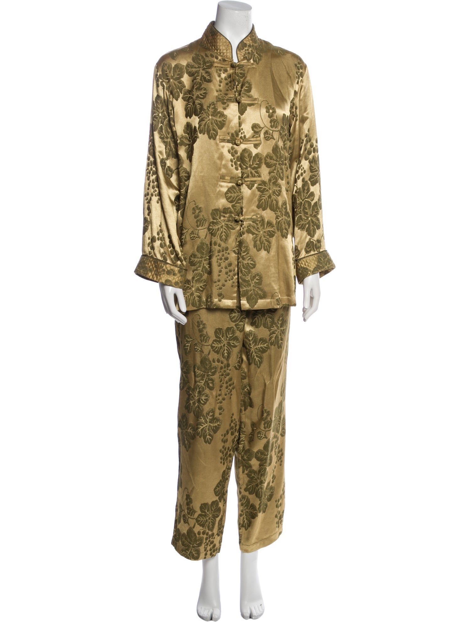 Valentino Floral Print Pant Set