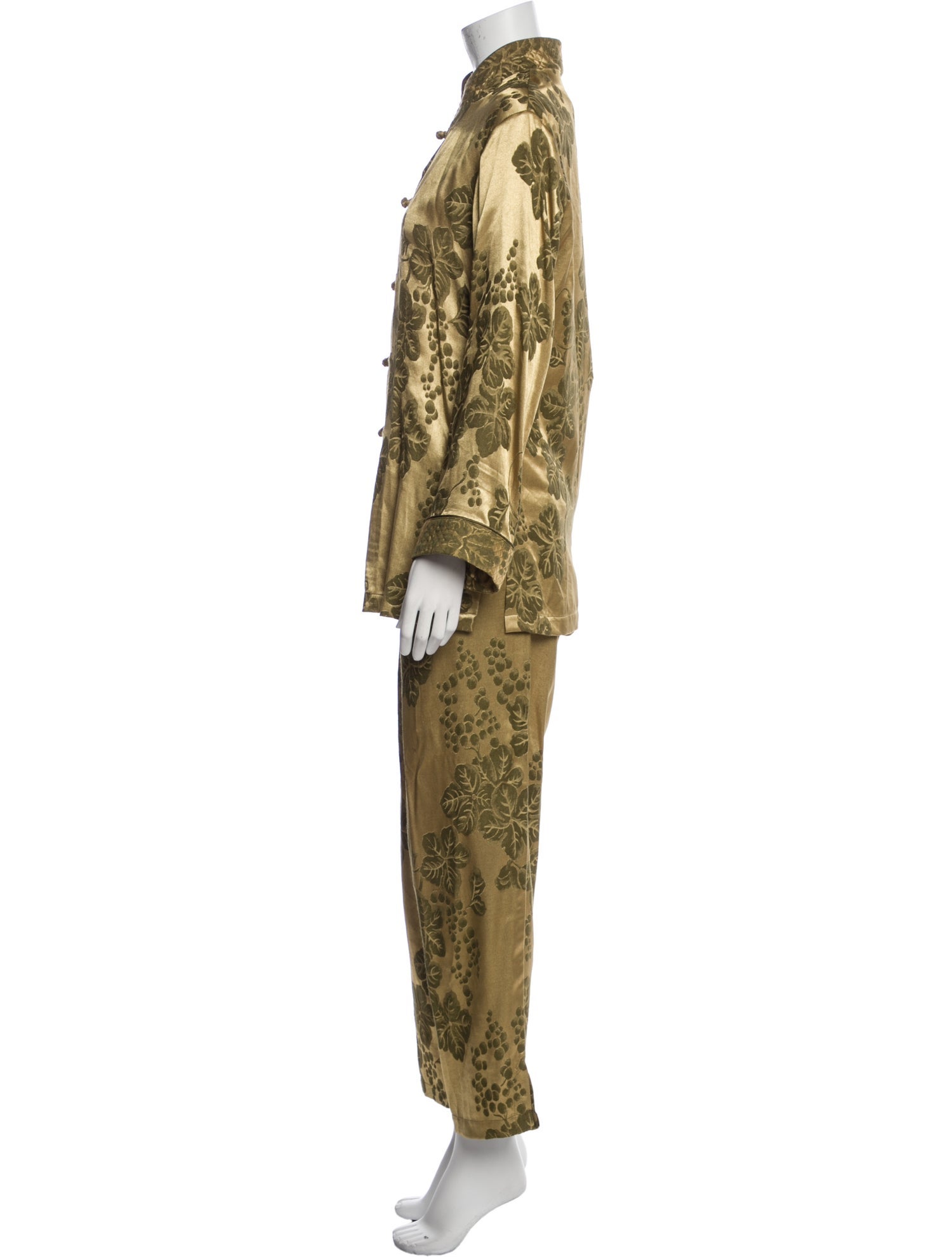 Valentino Floral Print Pant Set