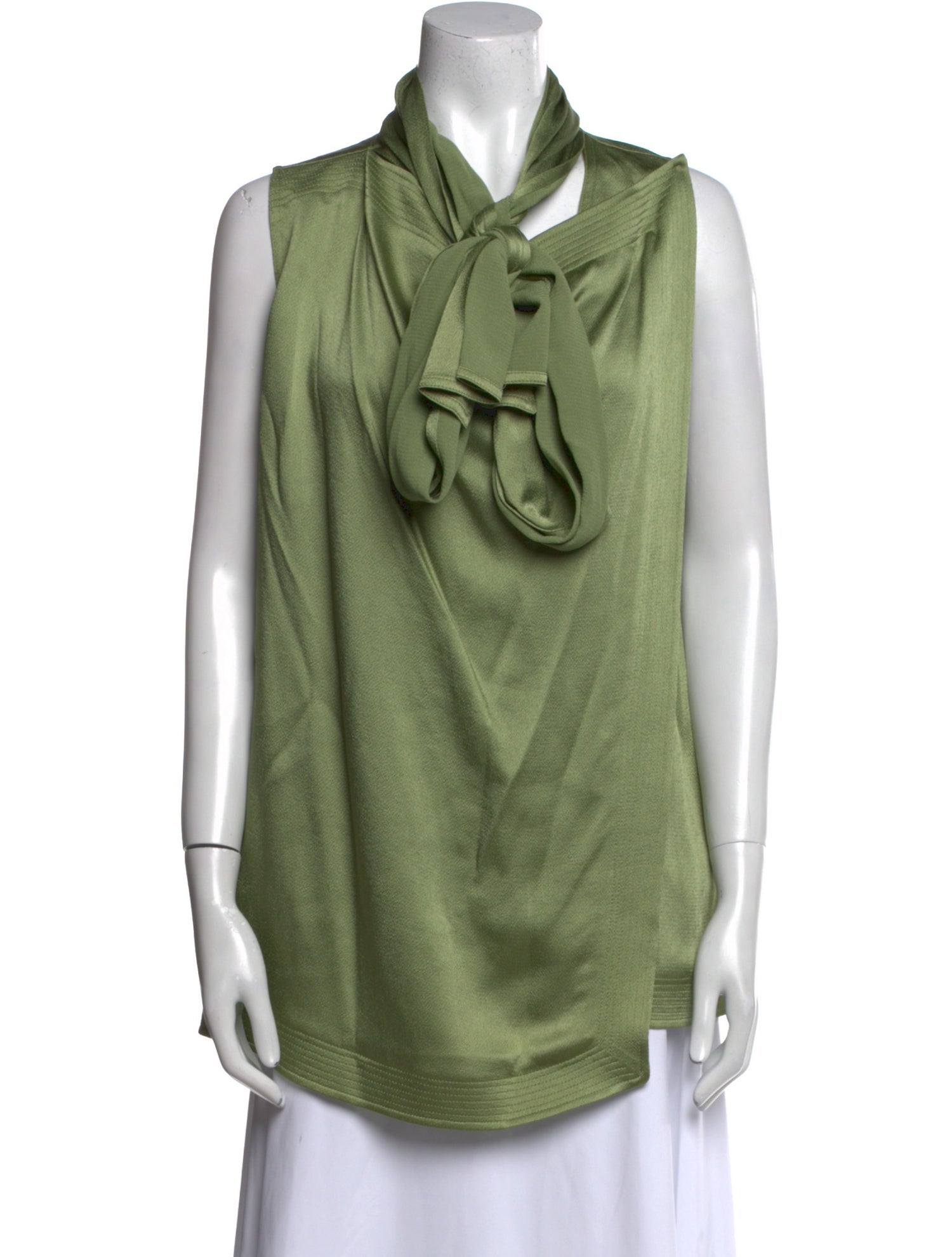 Valentino Cowl Neck Sleeveless Tunic
