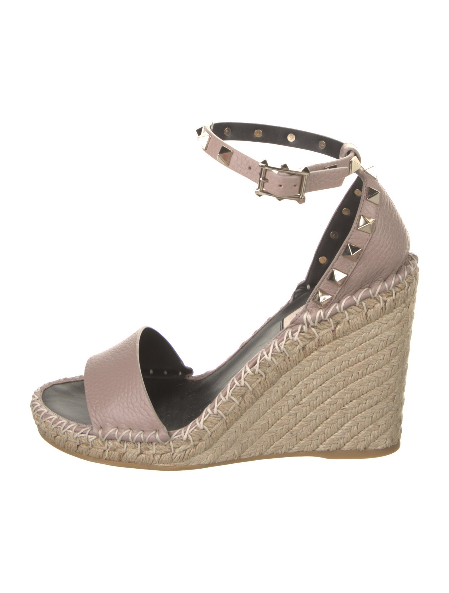 Valentino Leather Espadrilles