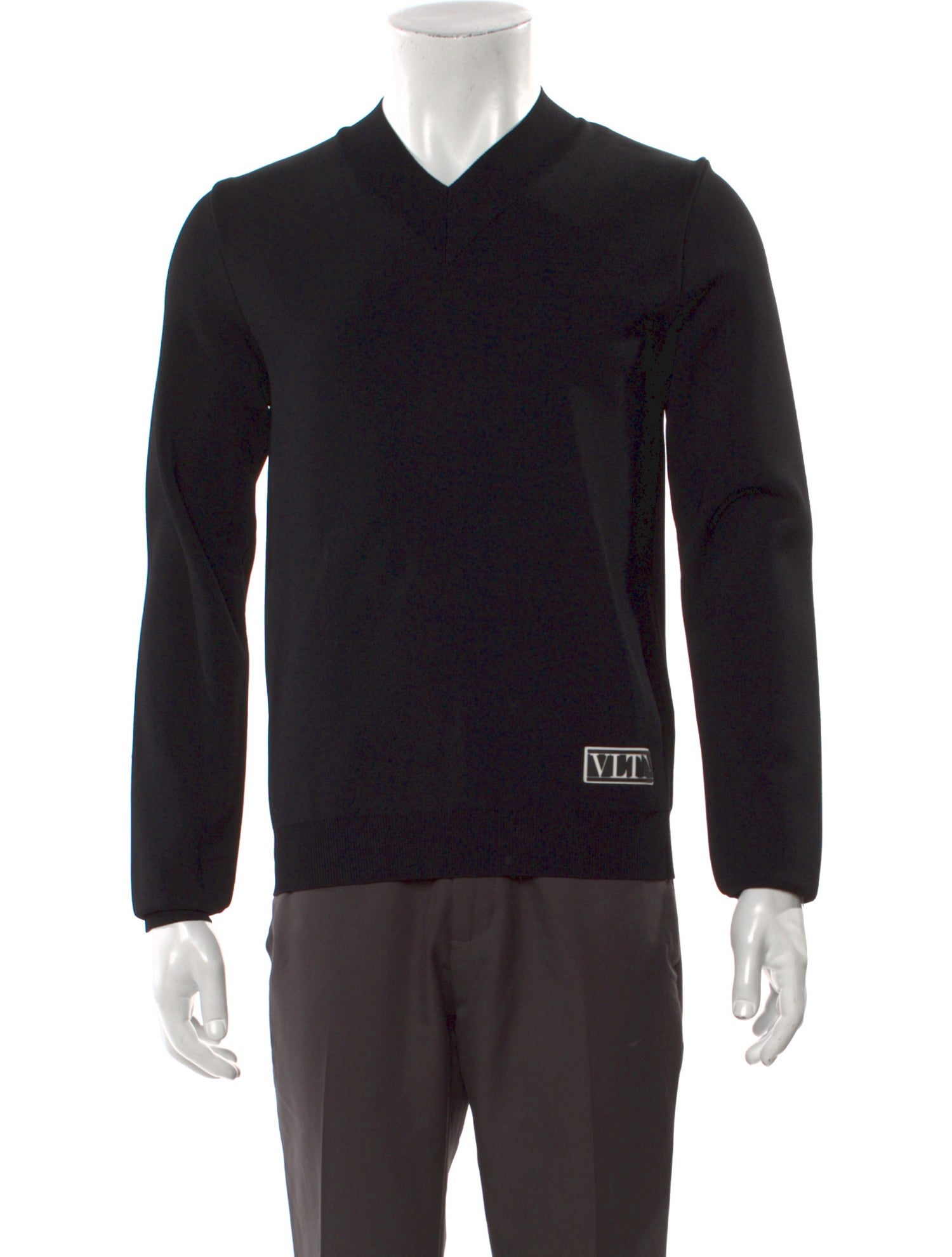 Valentino Graphic Print V-Neck Pullover