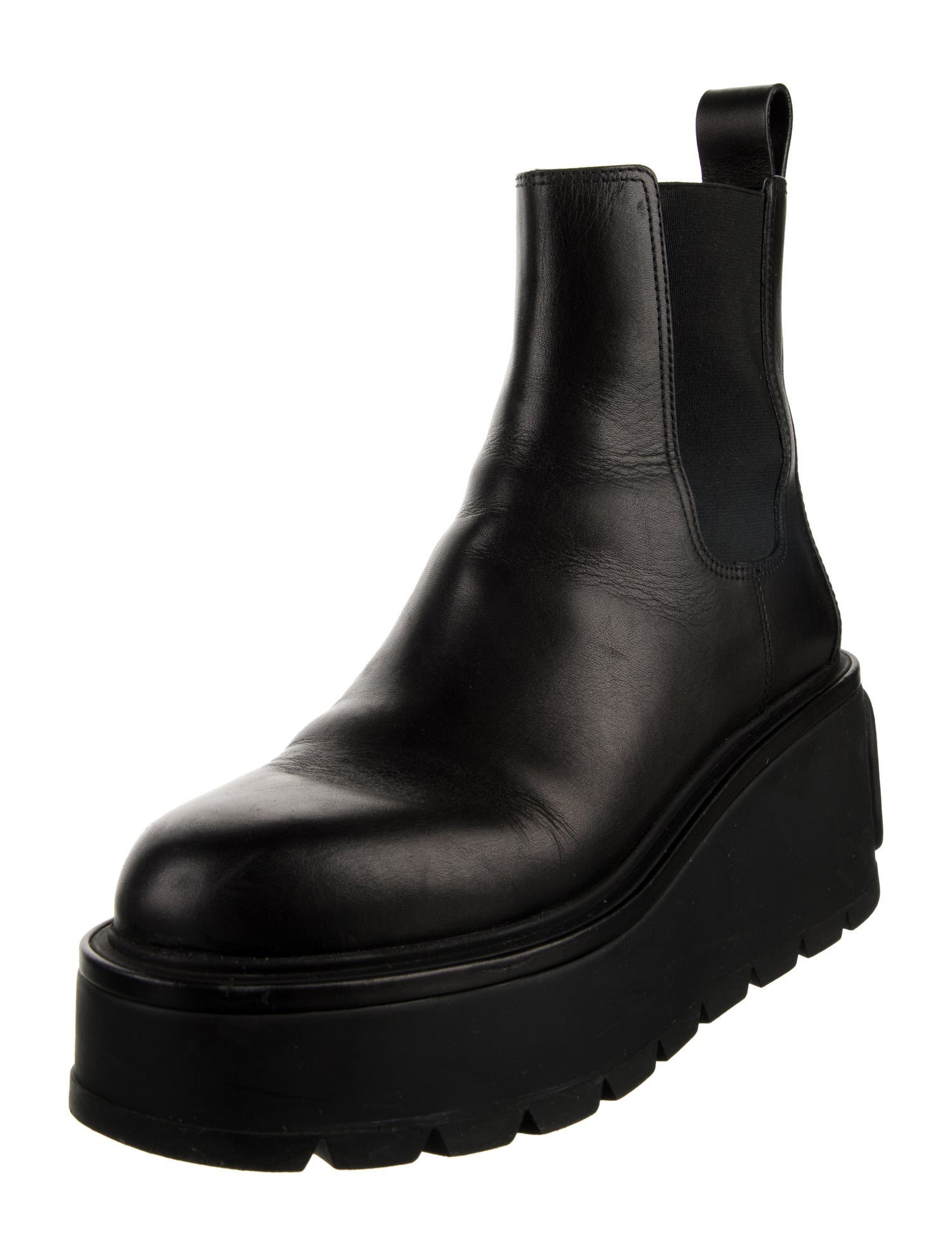 Valentino Leather Chelsea Boots