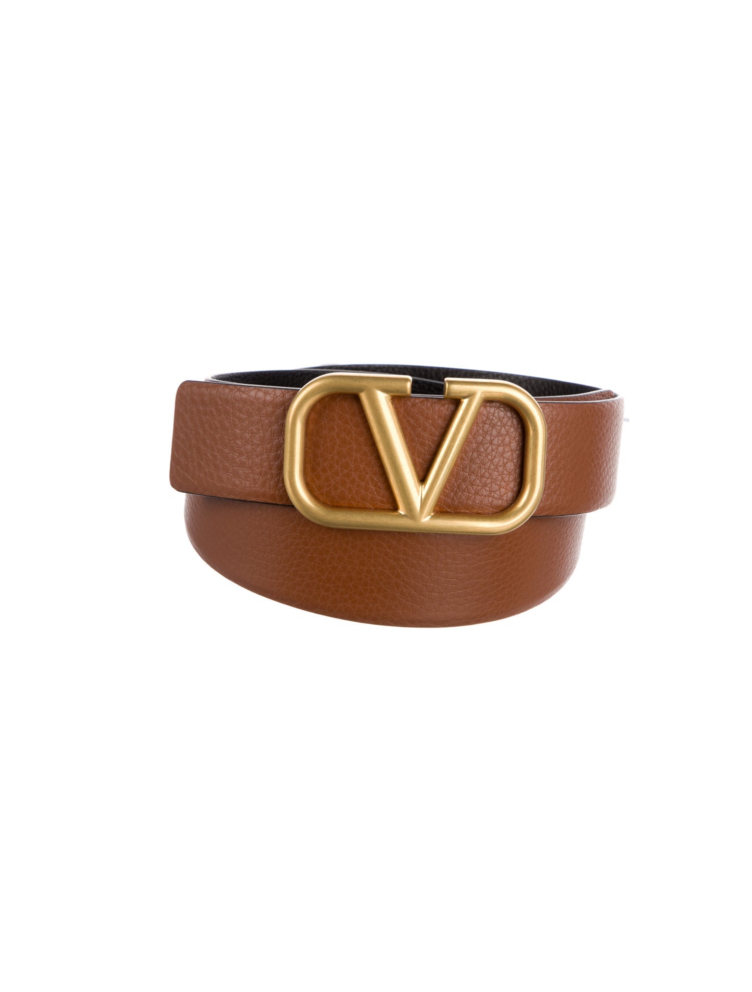 Valentino Skinny Leather Belt w/ Tags