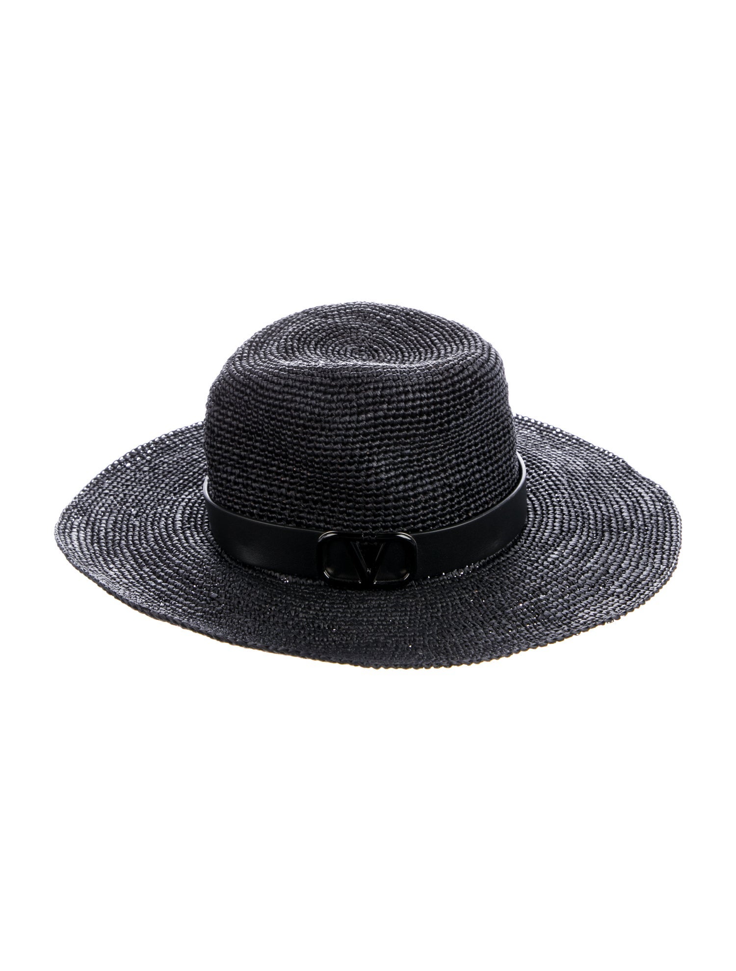 Valentino Straw Fedora Hat w/Tags