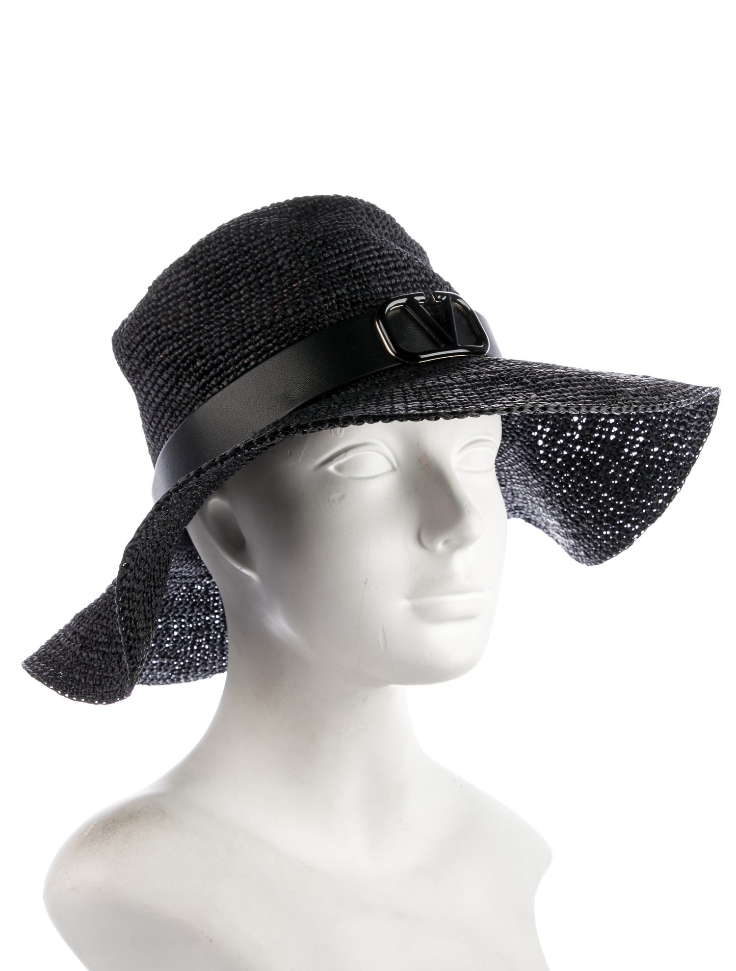 Valentino Straw Fedora Hat w/Tags
