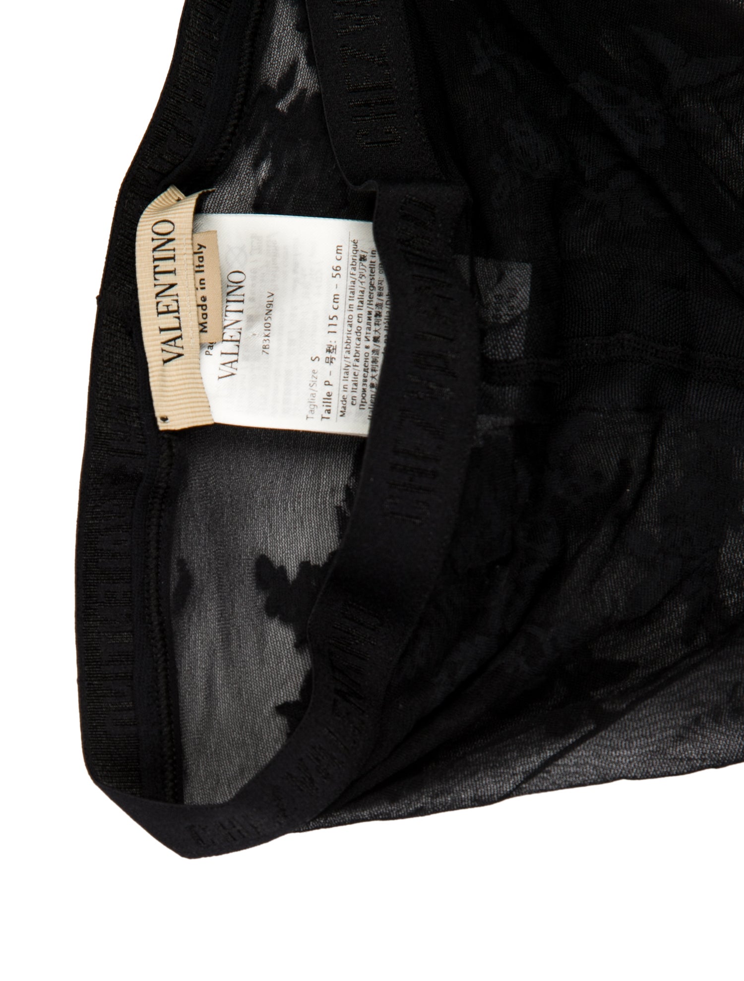 Valentino Mesh Stockings w/Tags