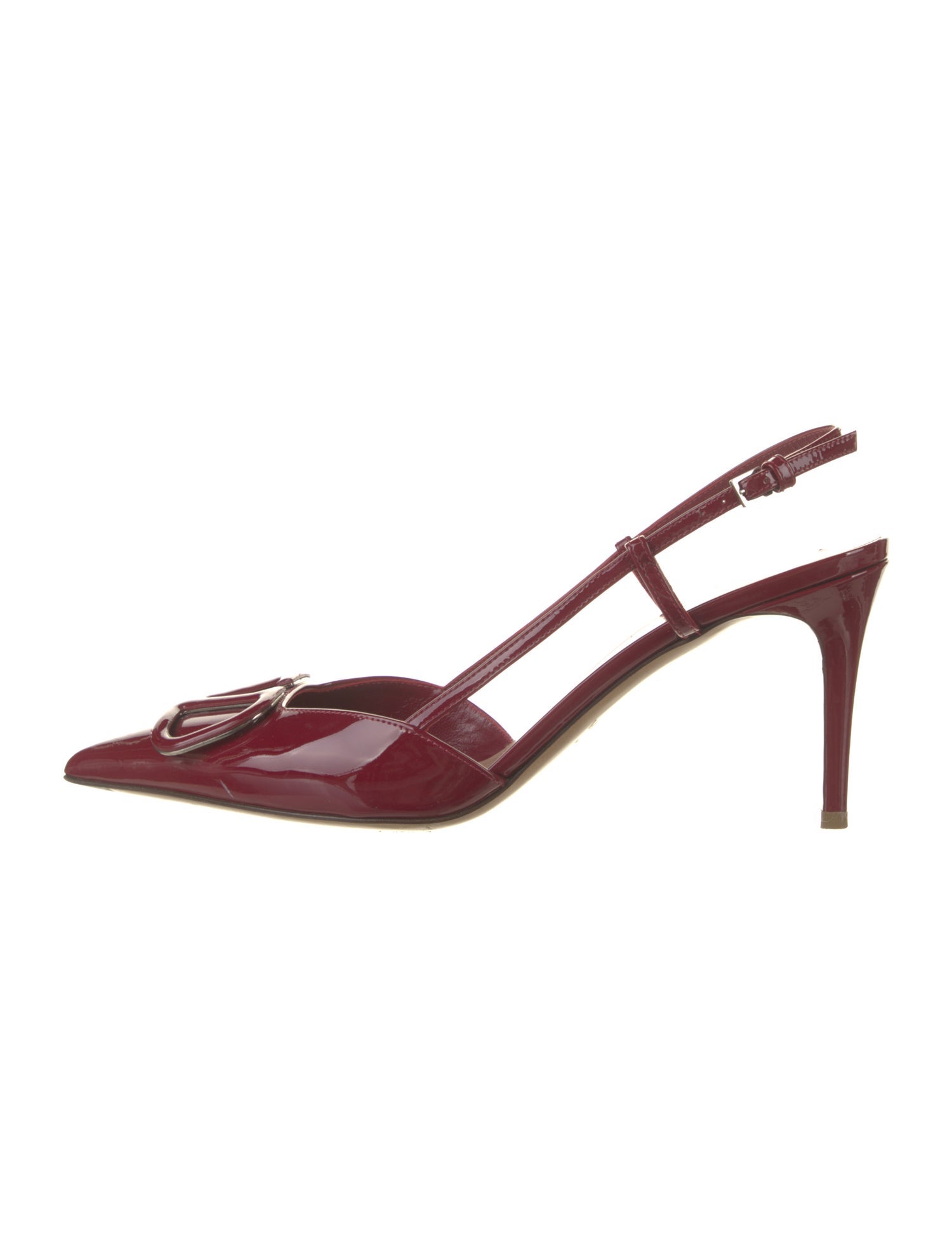 Valentino Patent Leather Slingback Pumps