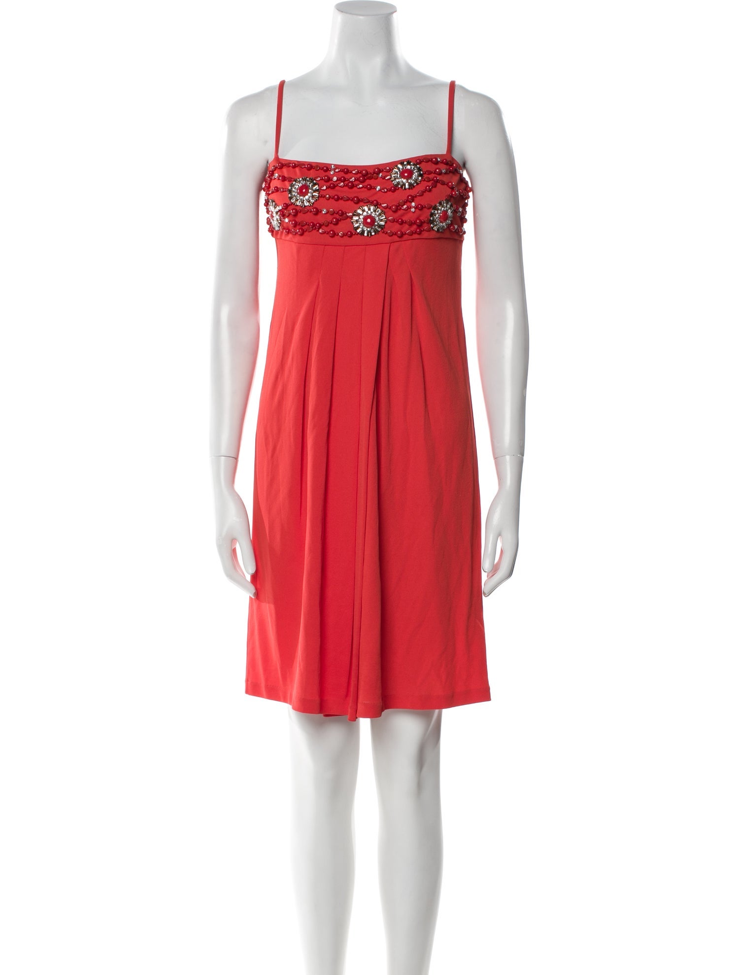 Valentino Square Neckline Mini Dress