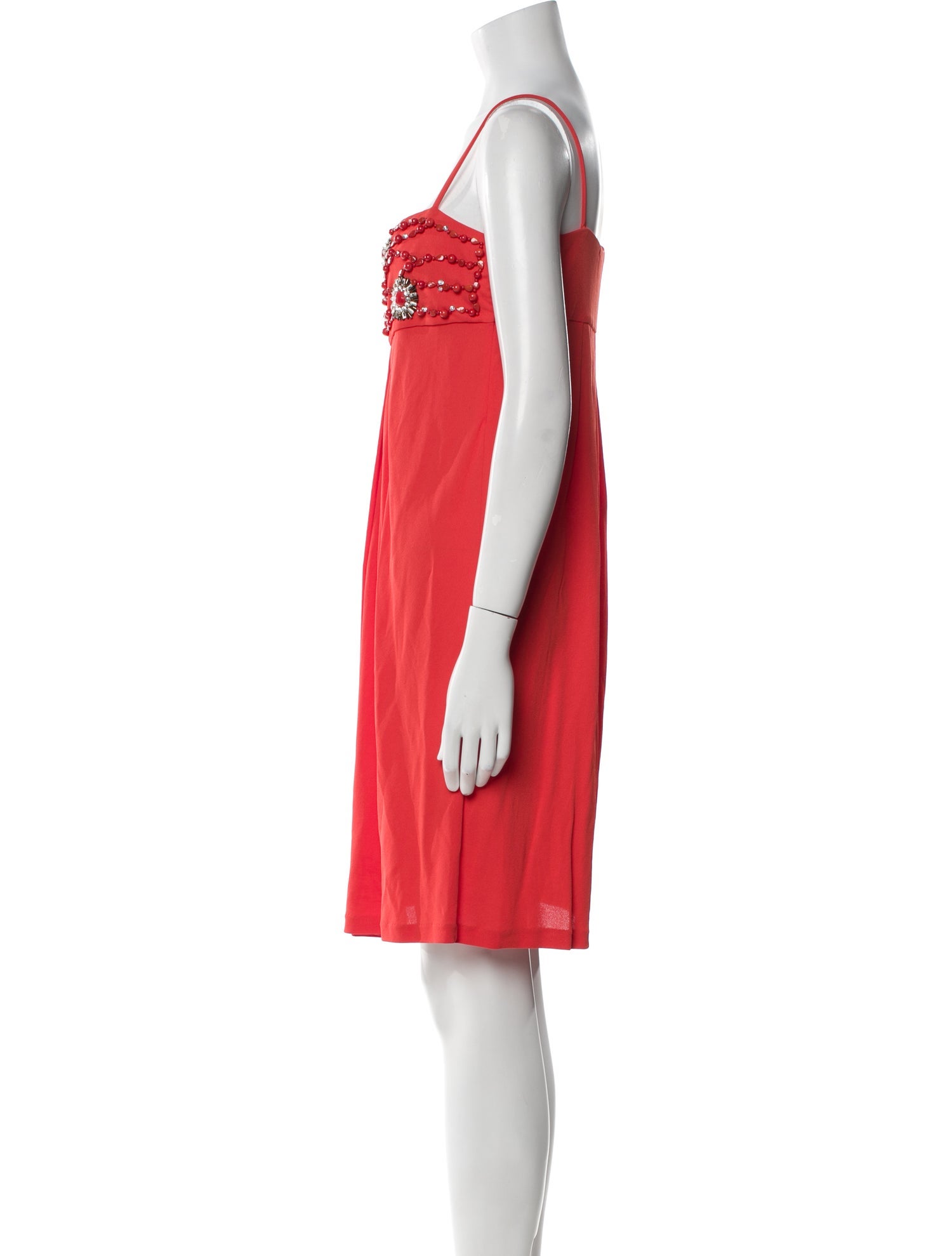 Valentino Square Neckline Mini Dress