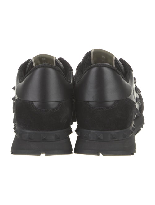 Valentino Leather Studded Accents Sneakers