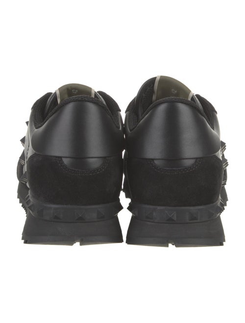Valentino Leather Studded Accents Sneakers