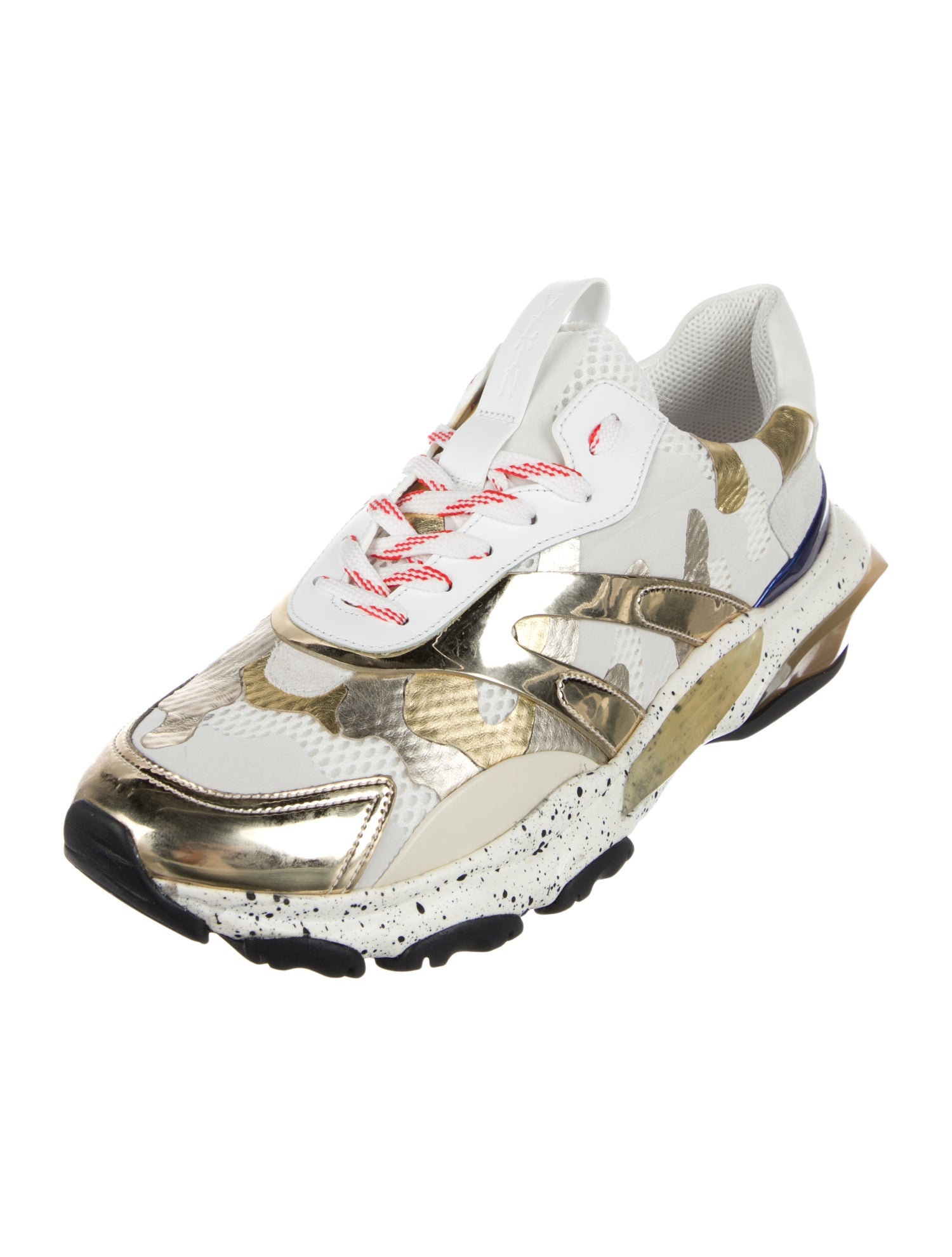 Valentino Mesh Printed Sneakers