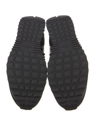 Valentino Leather Studded Accents Sneakers